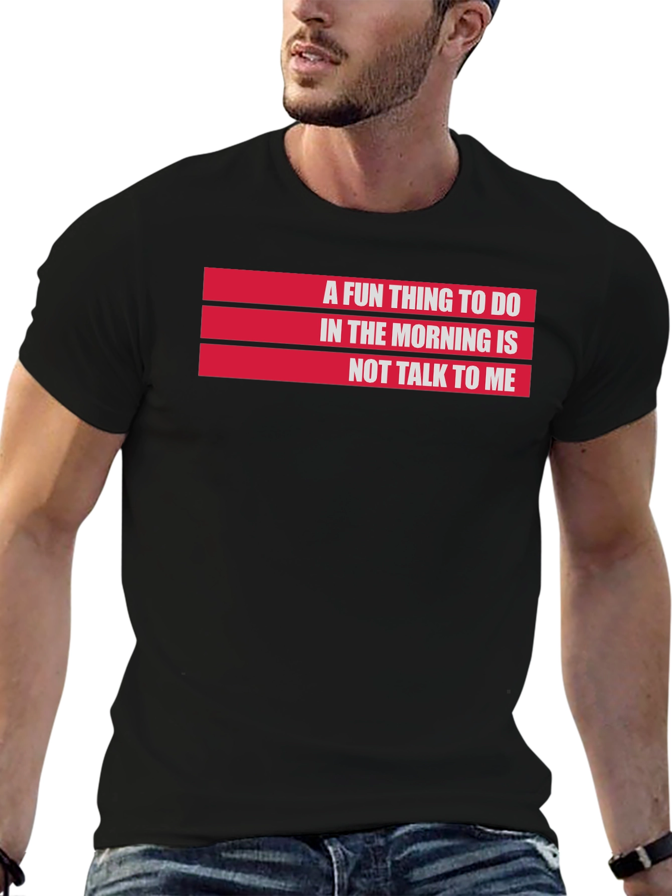 Funny Morning Introvert T-Shirt: Not Talk To Me