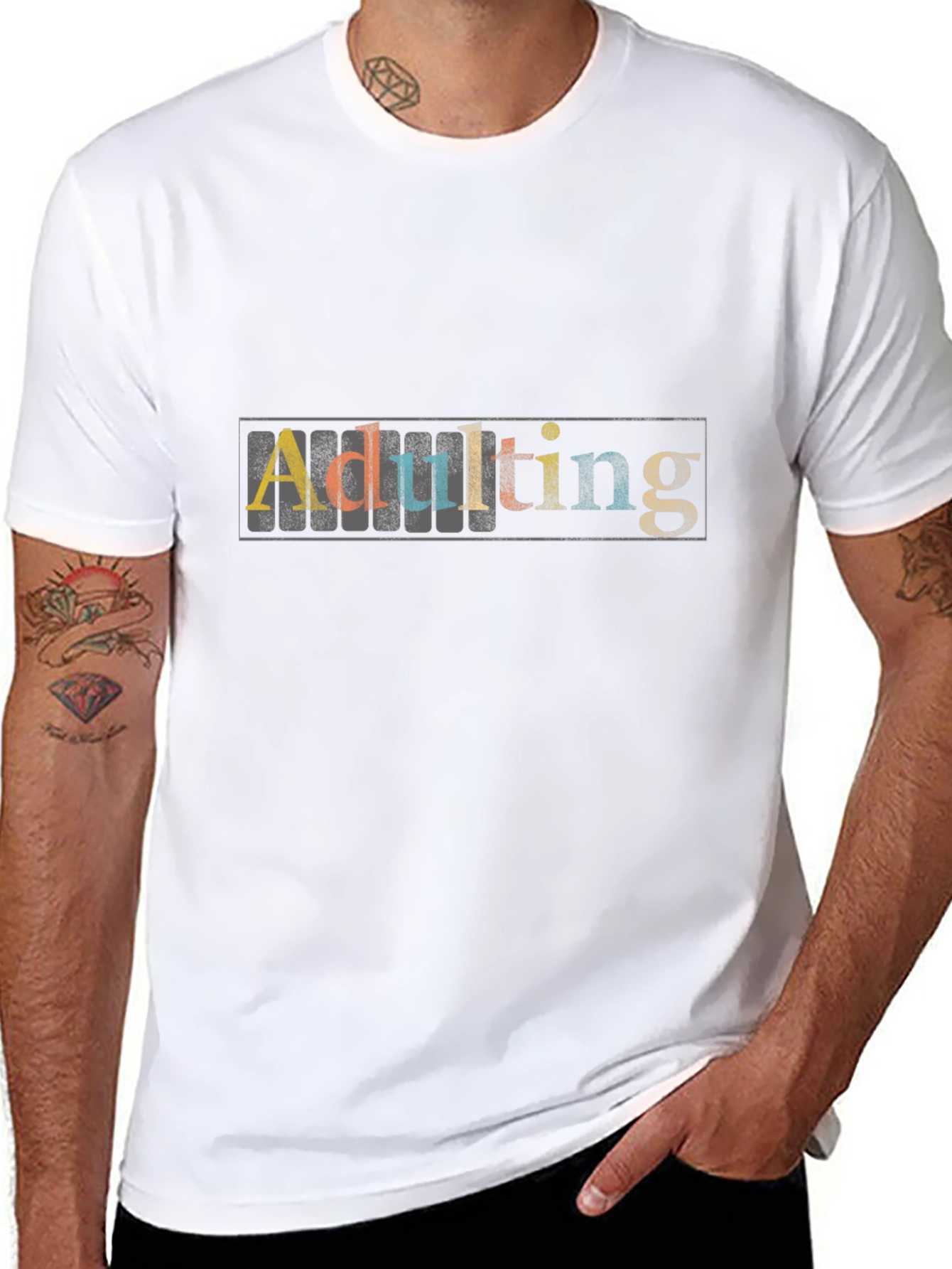 Adulting T-Shirt - Black Unisex
