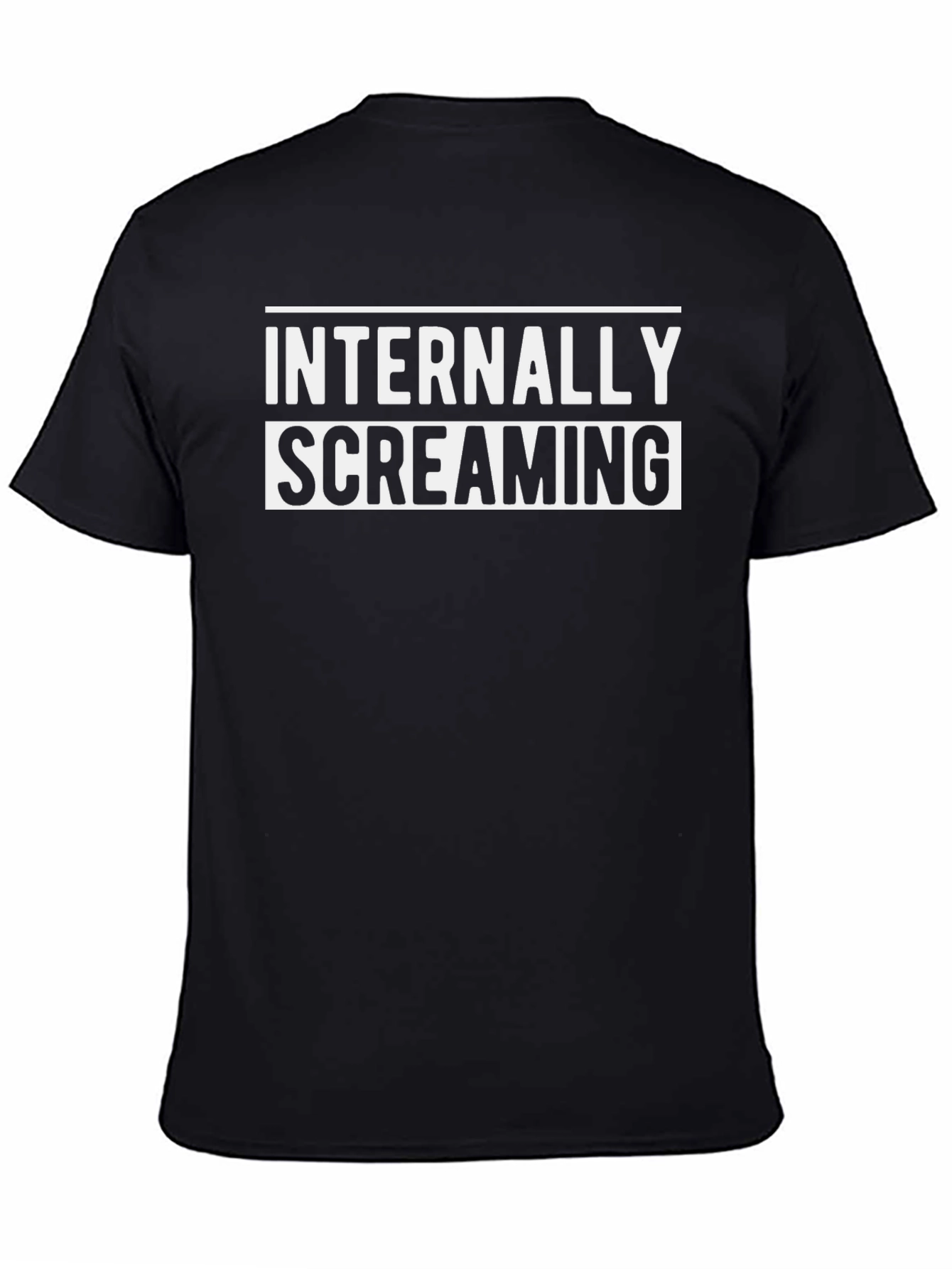 Internally Screaming Graphic T-Shirt - Black