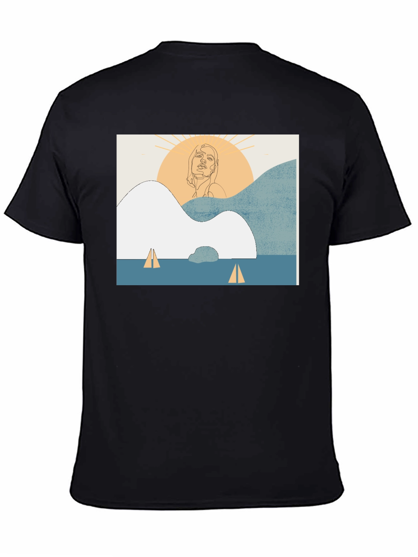 Abstract Line Art T-Shirt - Unisex Comfort Fit