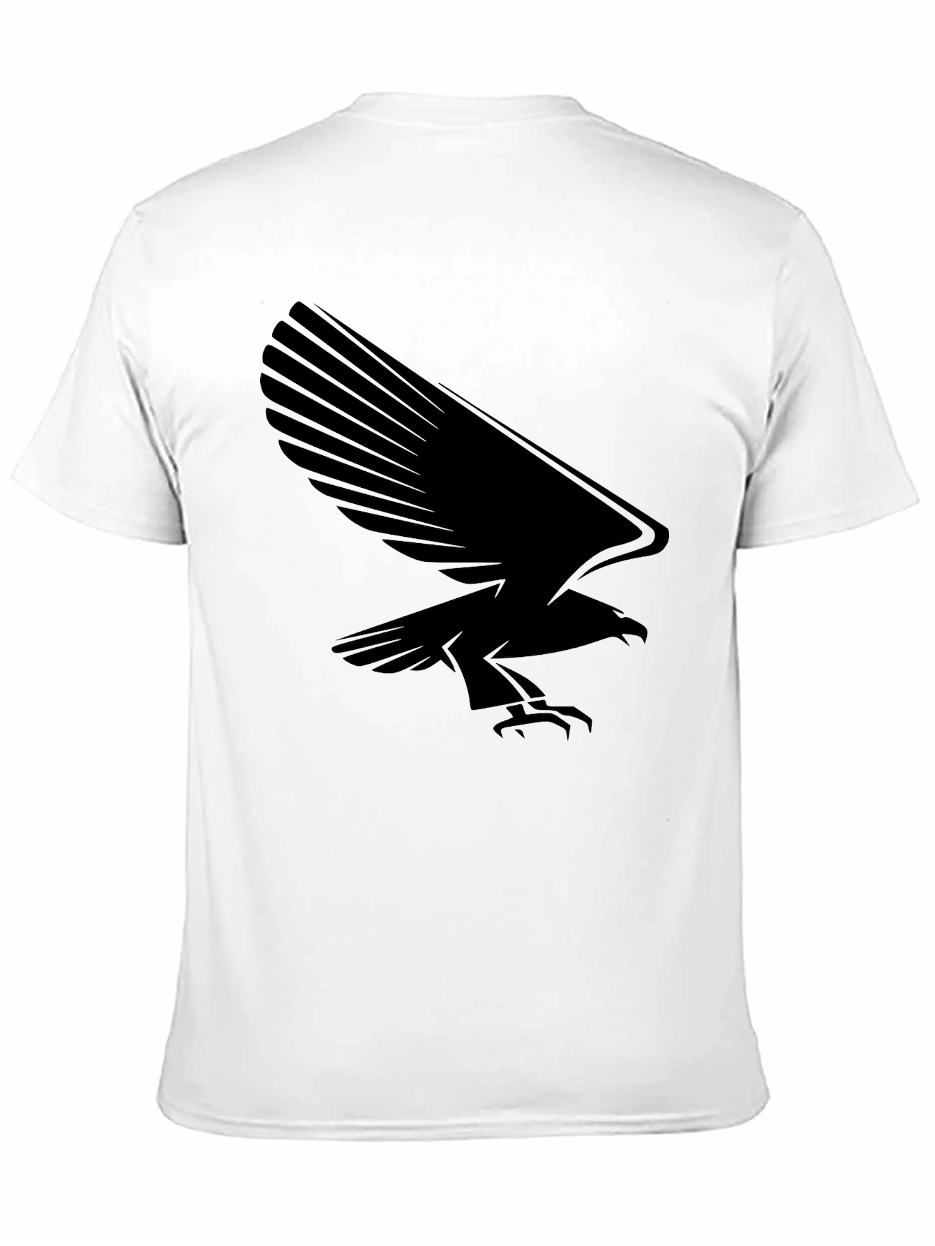 Bold Black Eagle Graphic Tee - Stylish Menswear