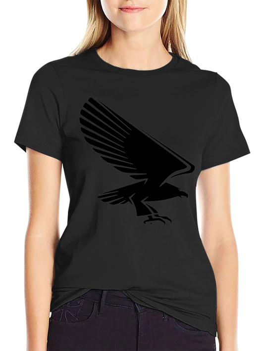 Bold Black Eagle Graphic Tee - Stylish Menswear