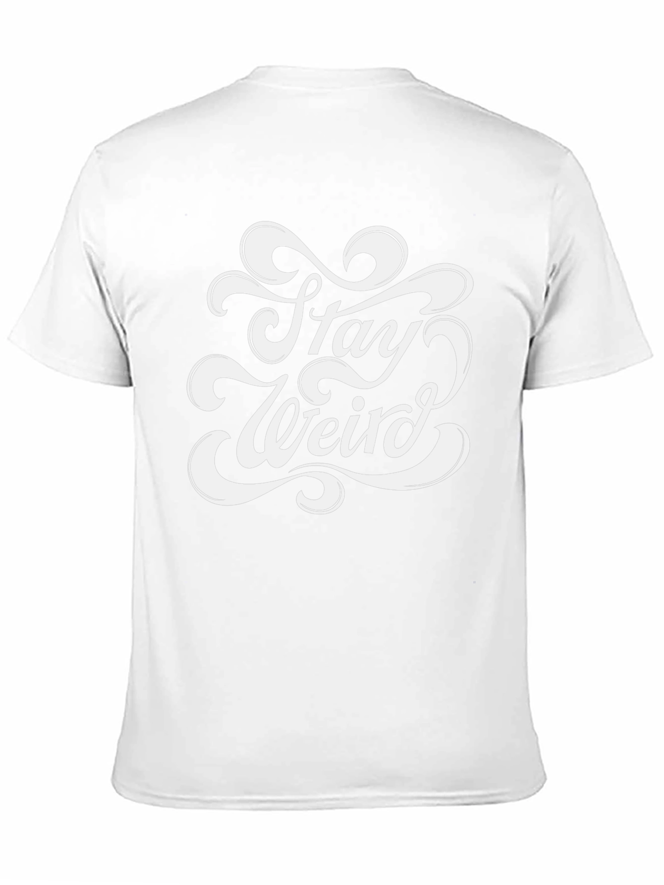Stay Weird Graphic Tee - Mens Black T-Shirt