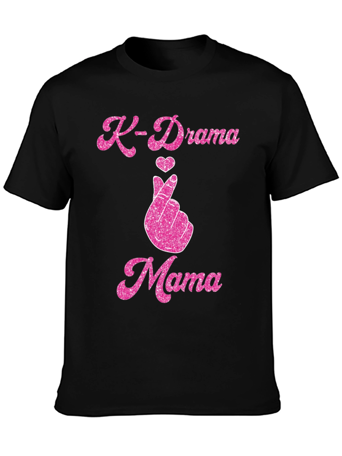 K-Drama Mama Black T-Shirt