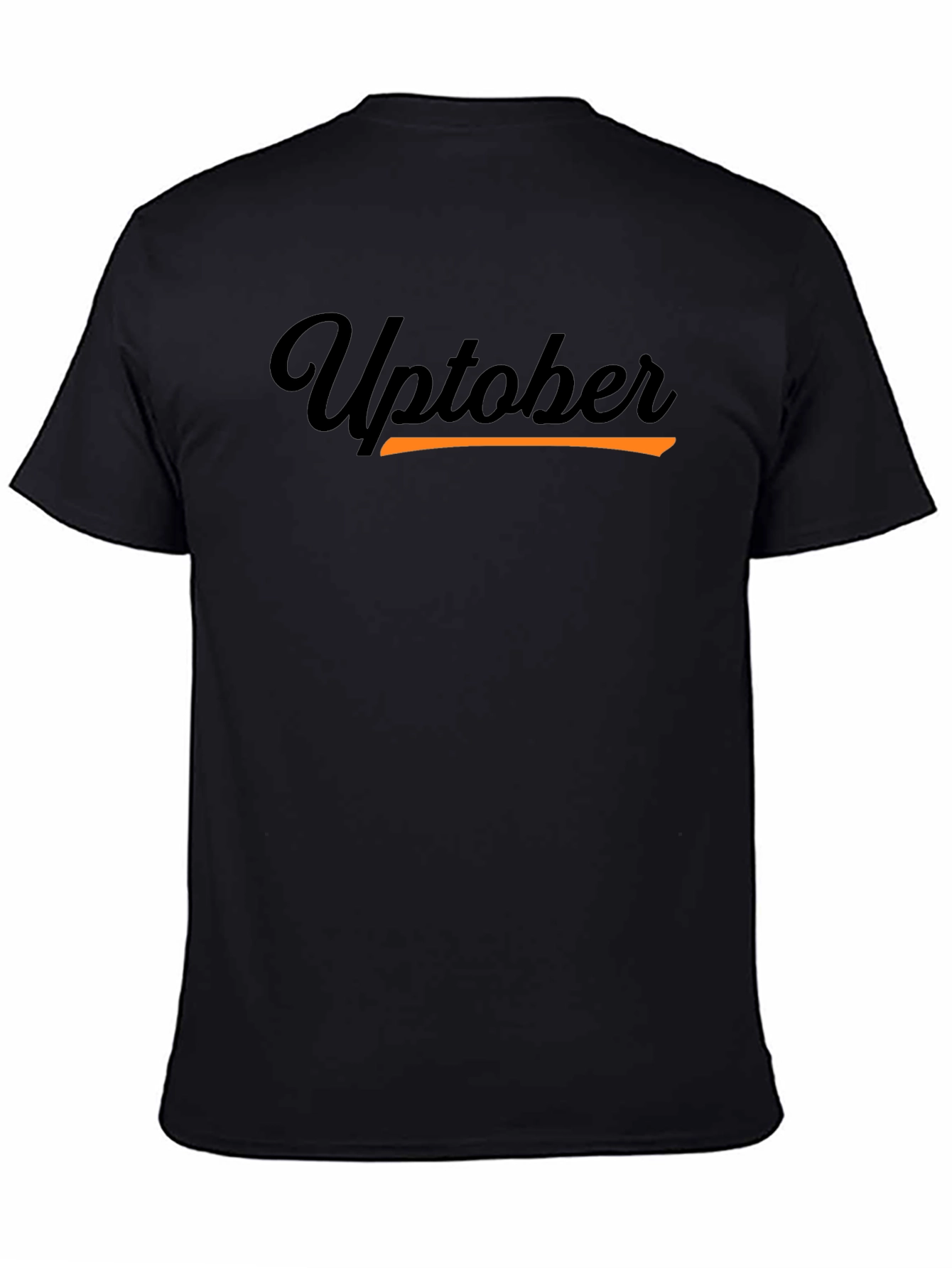 Uptober Black Graphic Tee