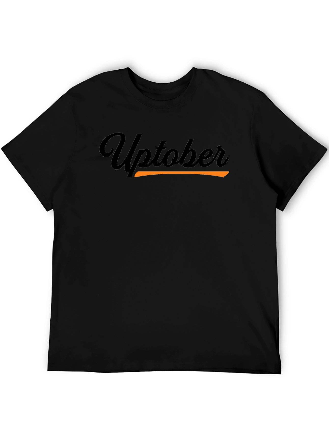 Uptober Black Graphic Tee