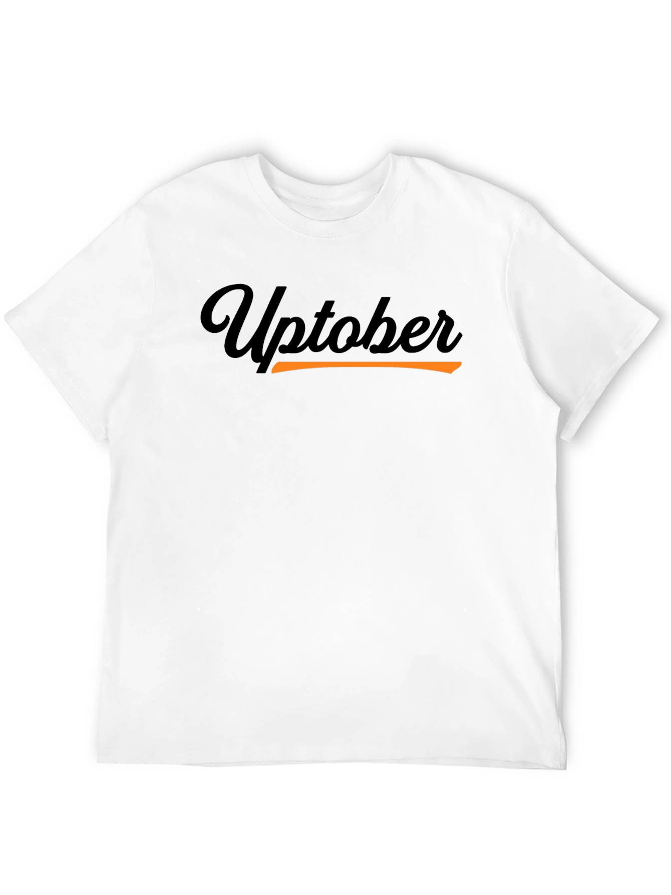 Uptober Black Graphic Tee