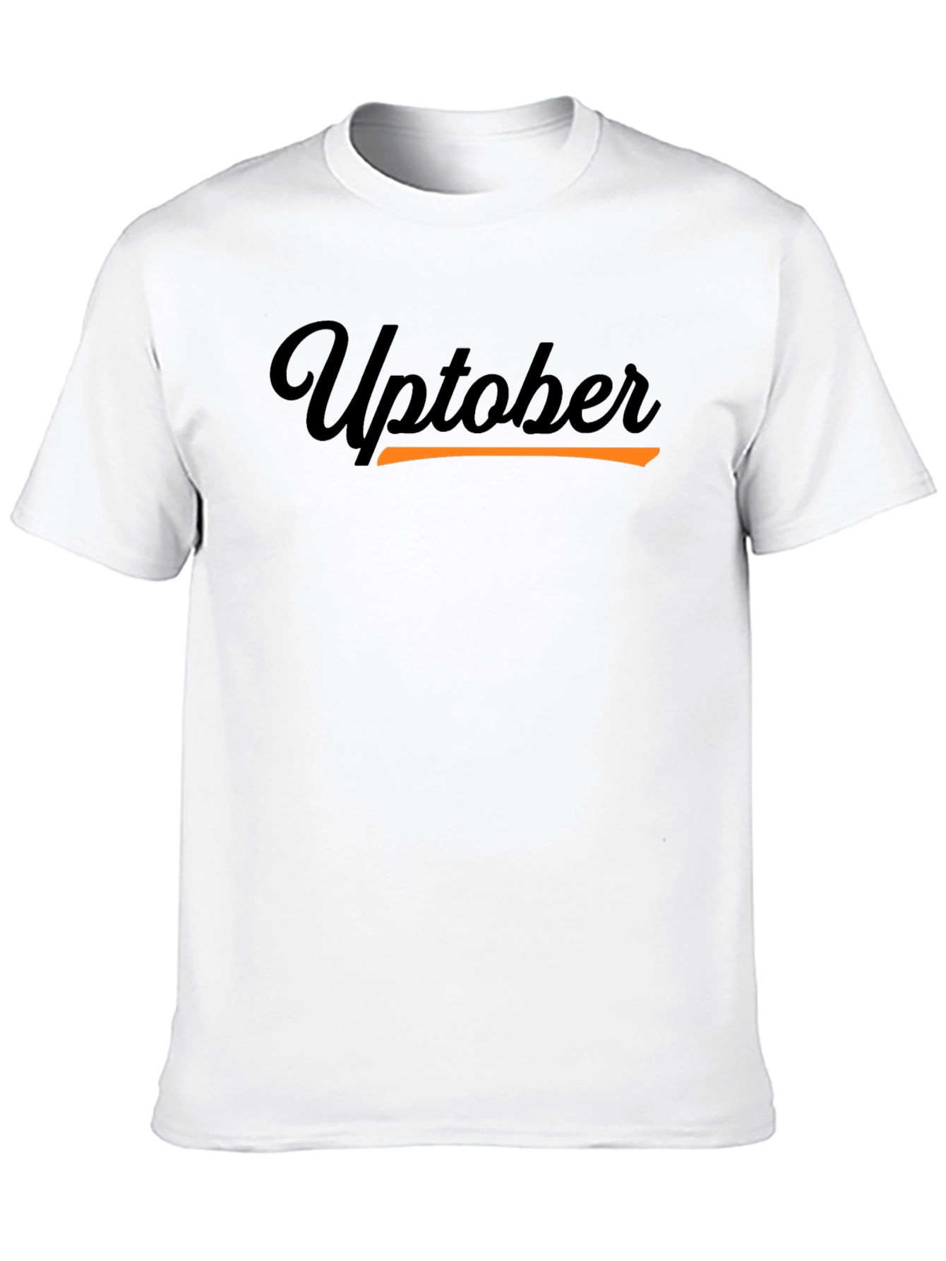 Uptober Black Graphic Tee