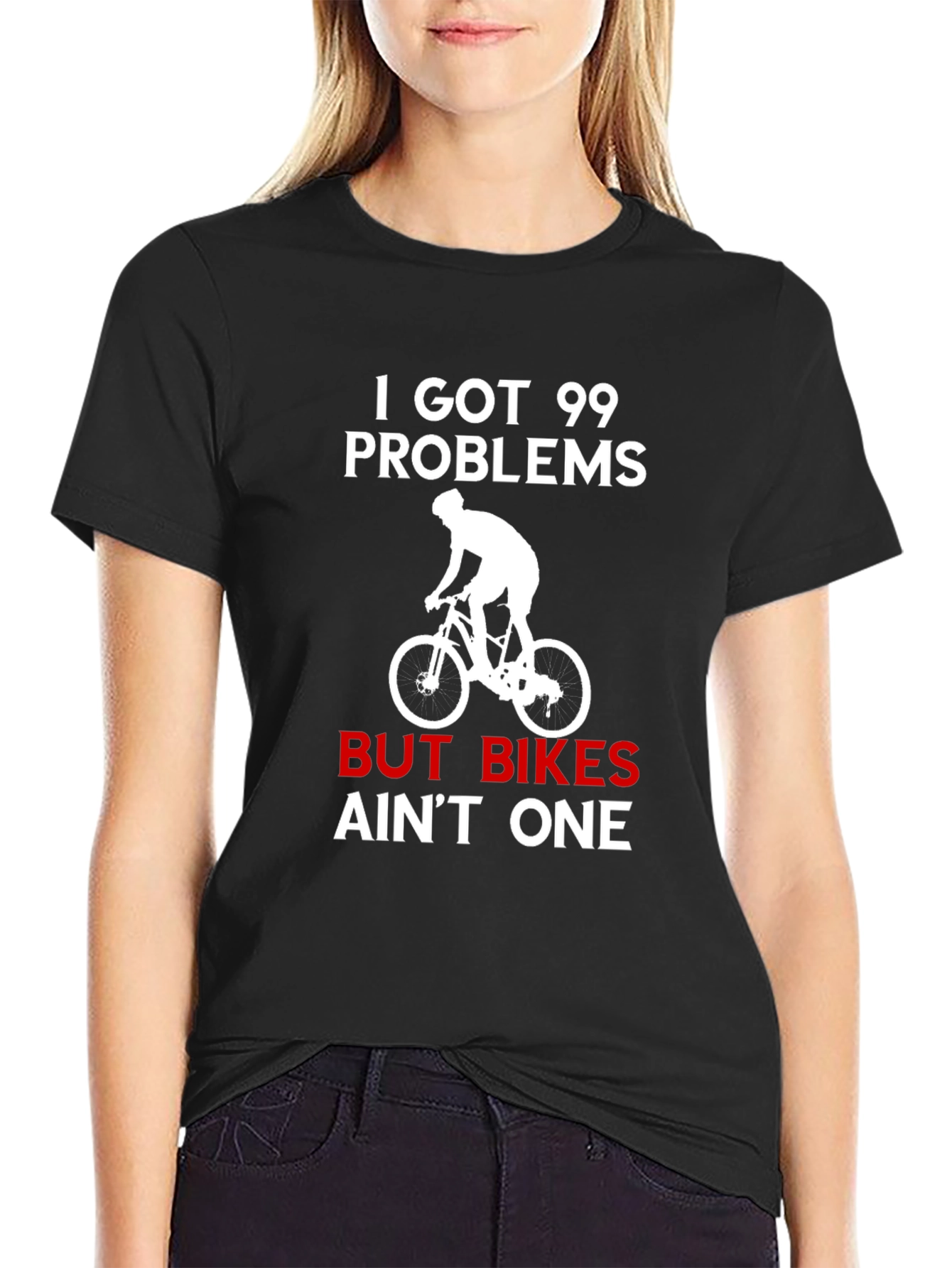 99 Problems But Bikes T-Shirt: Cycling Humor