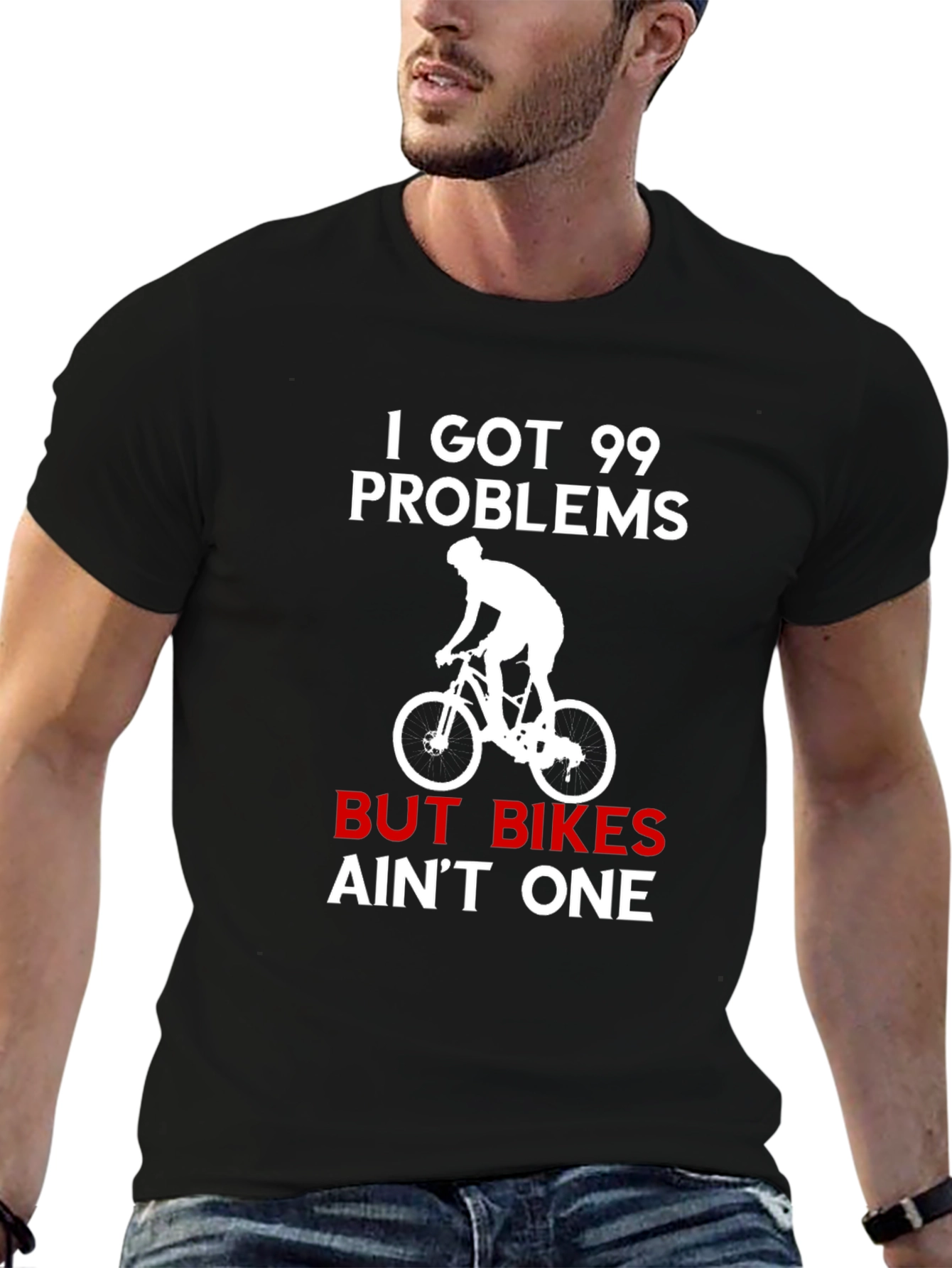 99 Problems But Bikes T-Shirt: Cycling Humor