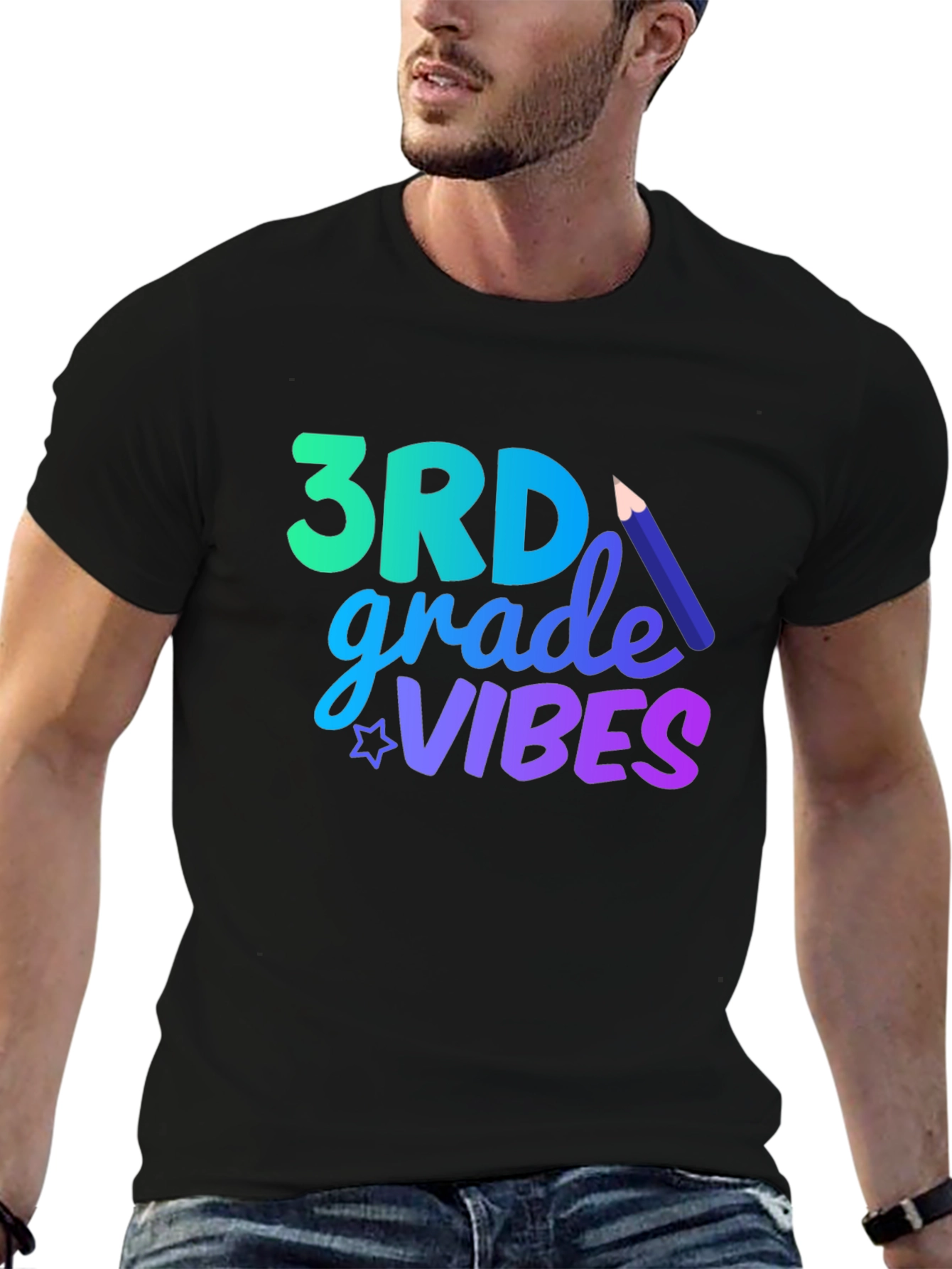 3rd Grade Vibes Graphic Tee - Back to School
