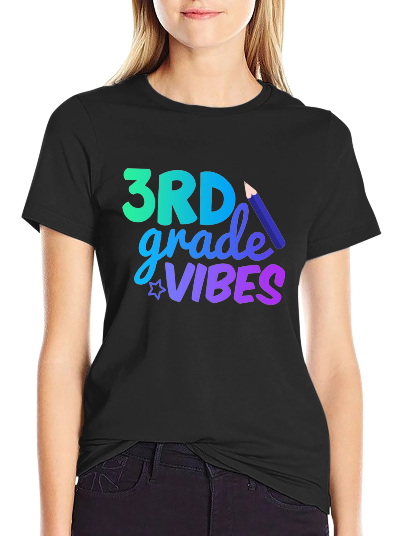 3rd Grade Vibes Graphic Tee - Back to School