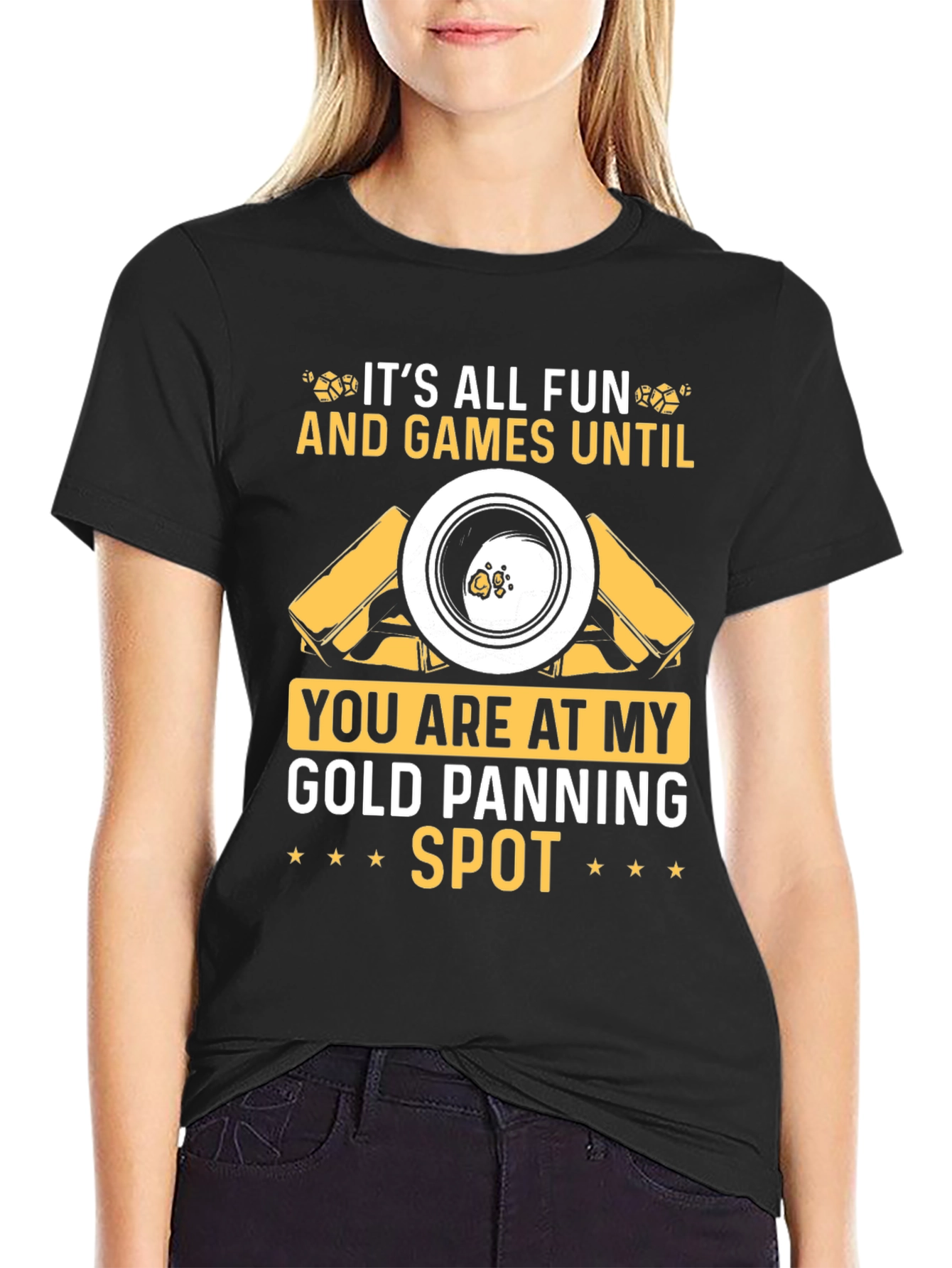 Gold Panning Spot T-Shirt: Fun & Games!