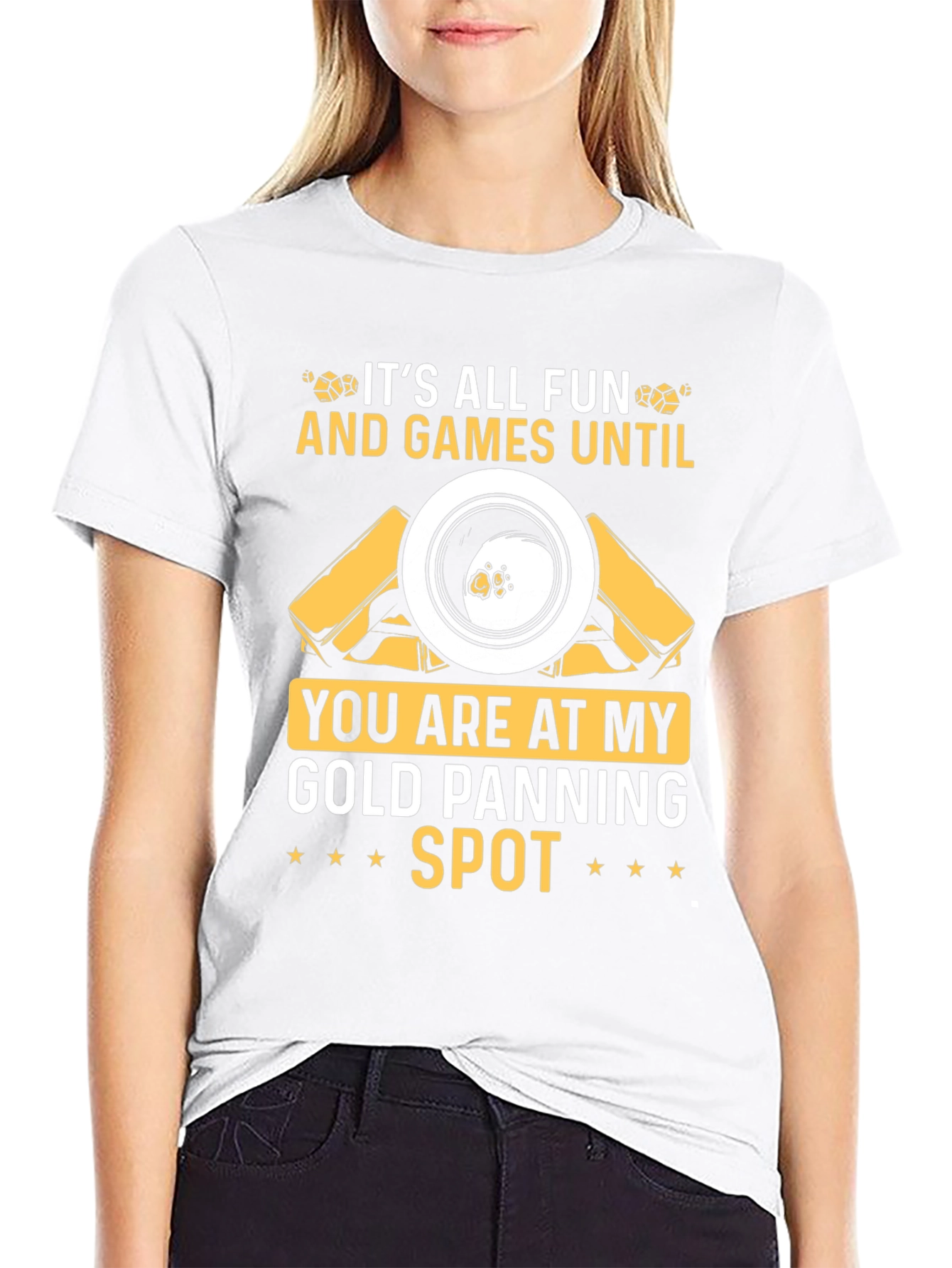 Gold Panning Spot T-Shirt: Fun & Games!