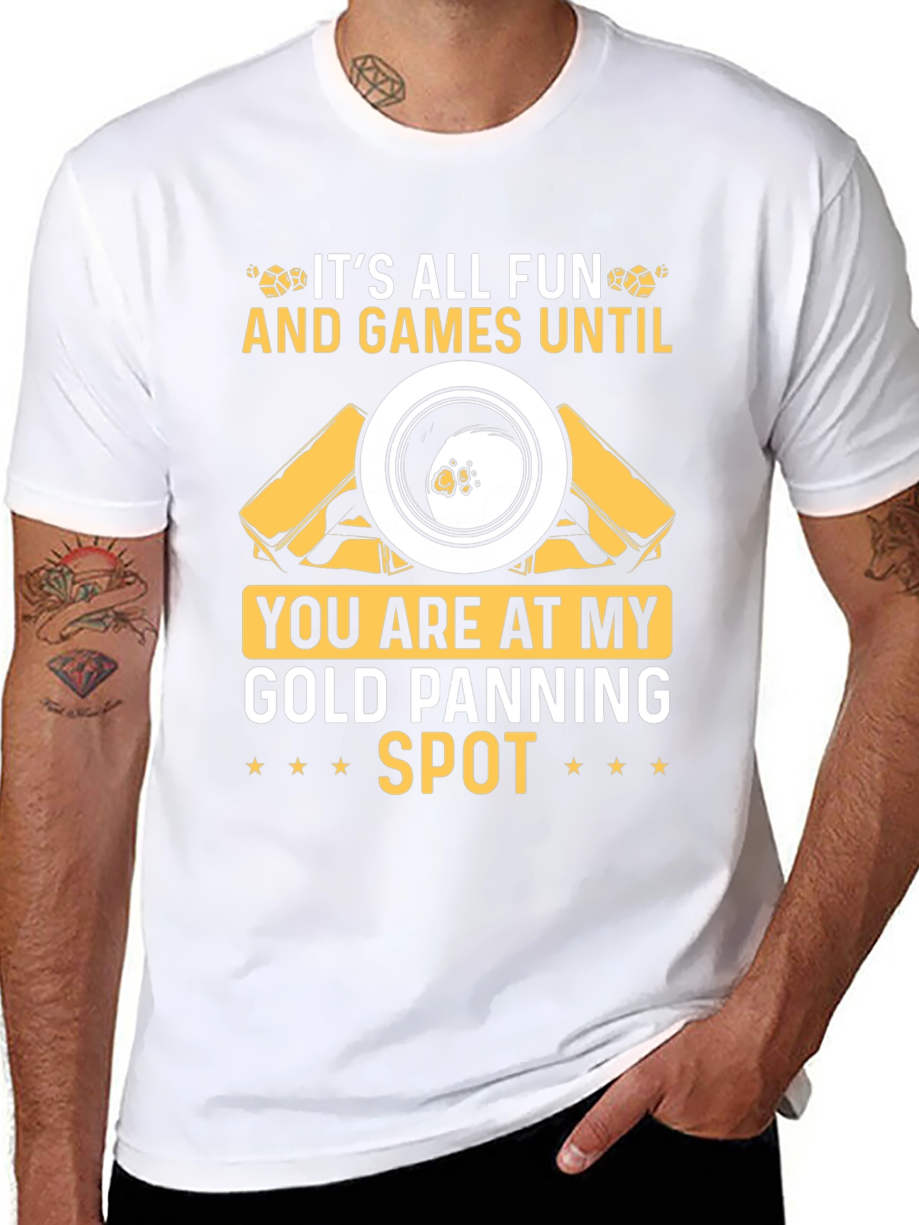 Gold Panning Spot T-Shirt: Fun & Games!