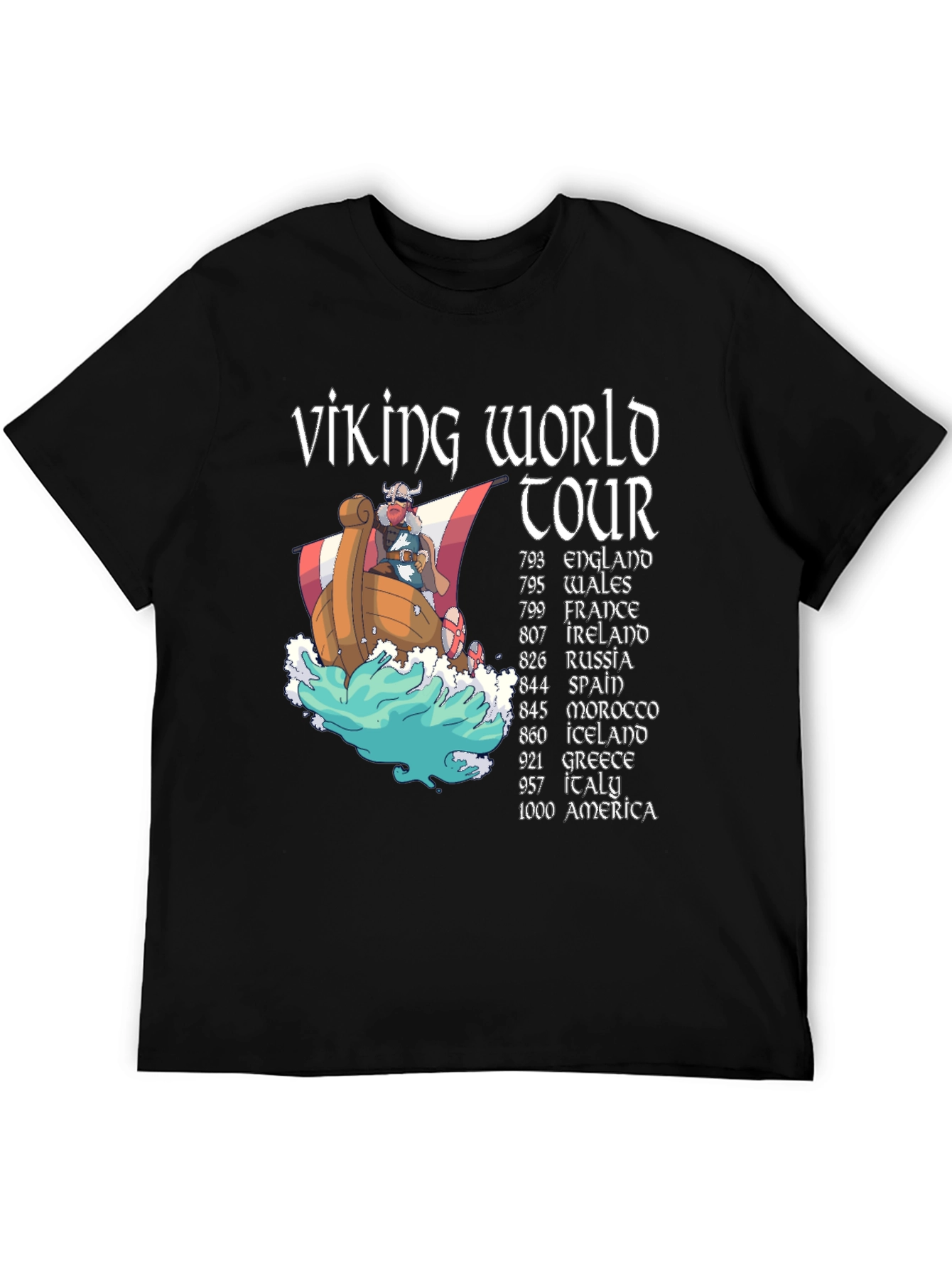 Viking World Tour Graphic T-Shirt