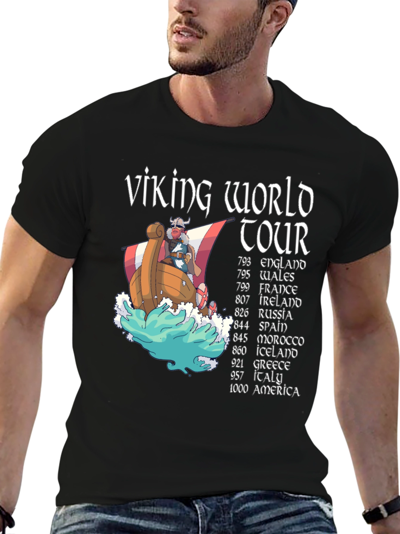 Viking World Tour Graphic T-Shirt