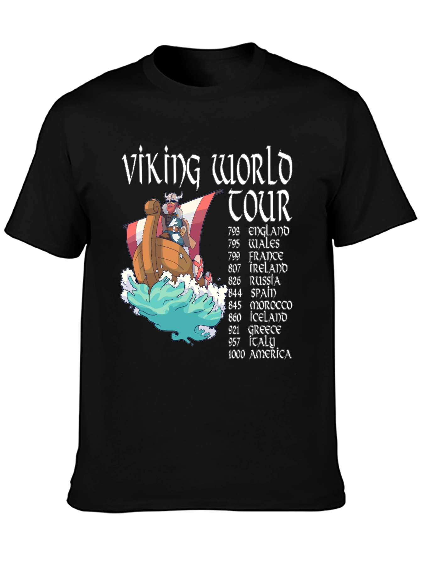 Viking World Tour Graphic T-Shirt