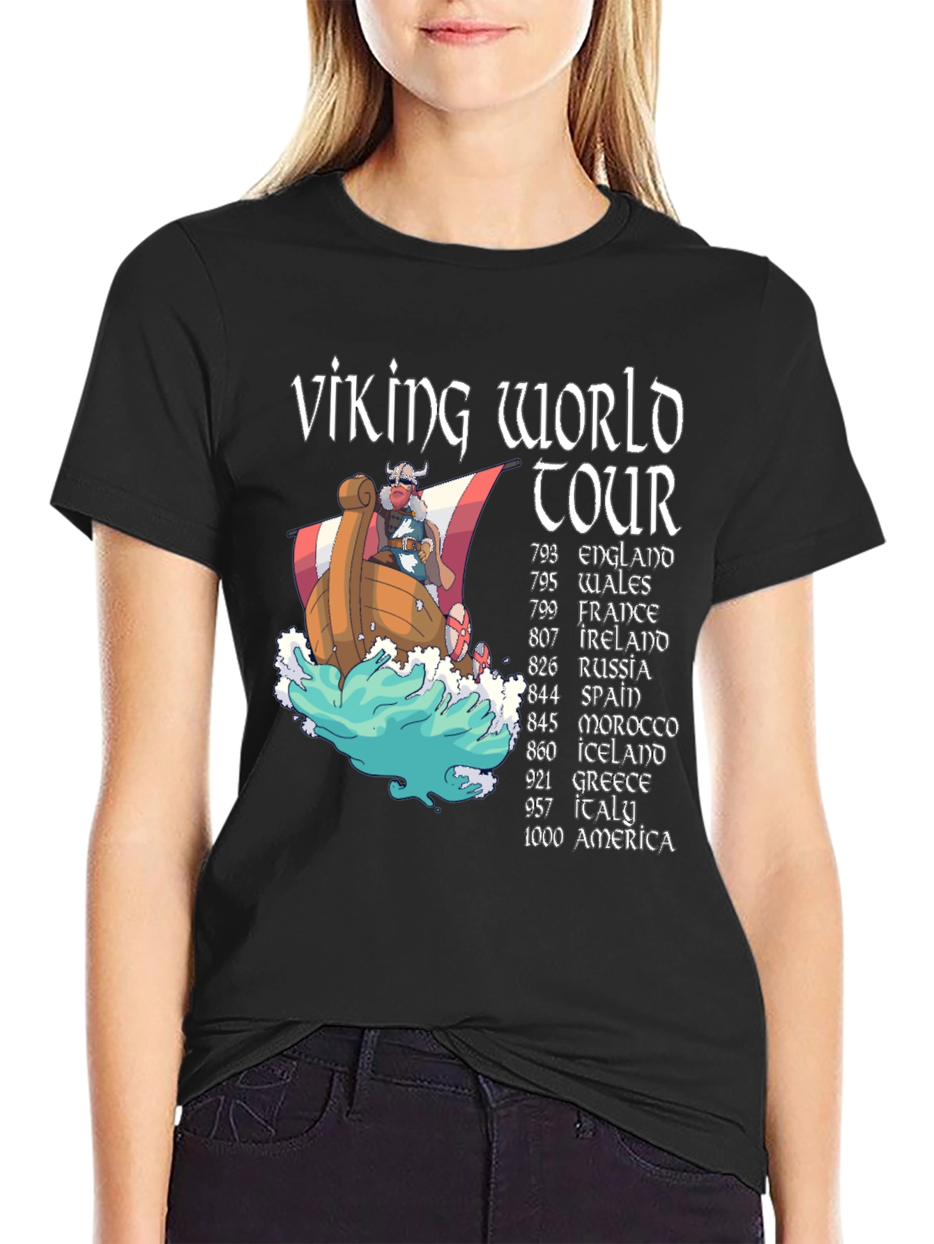 Viking World Tour Graphic T-Shirt