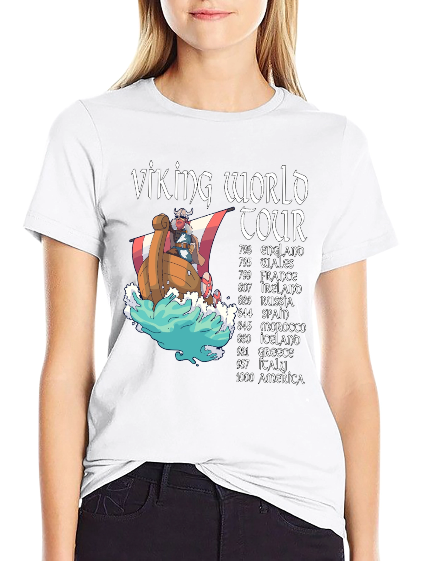 Viking World Tour Graphic T-Shirt