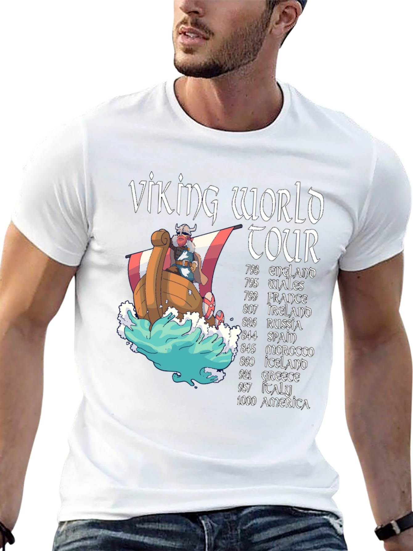 Viking World Tour Graphic T-Shirt