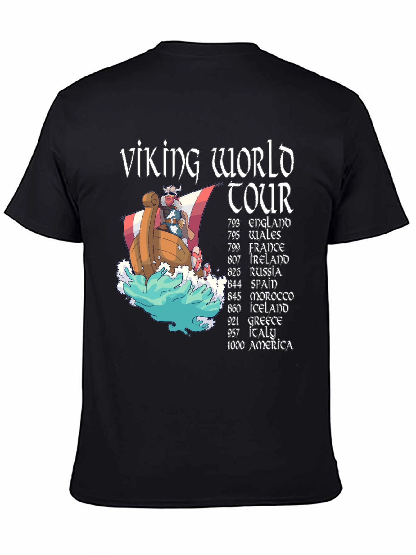 Viking World Tour Graphic T-Shirt