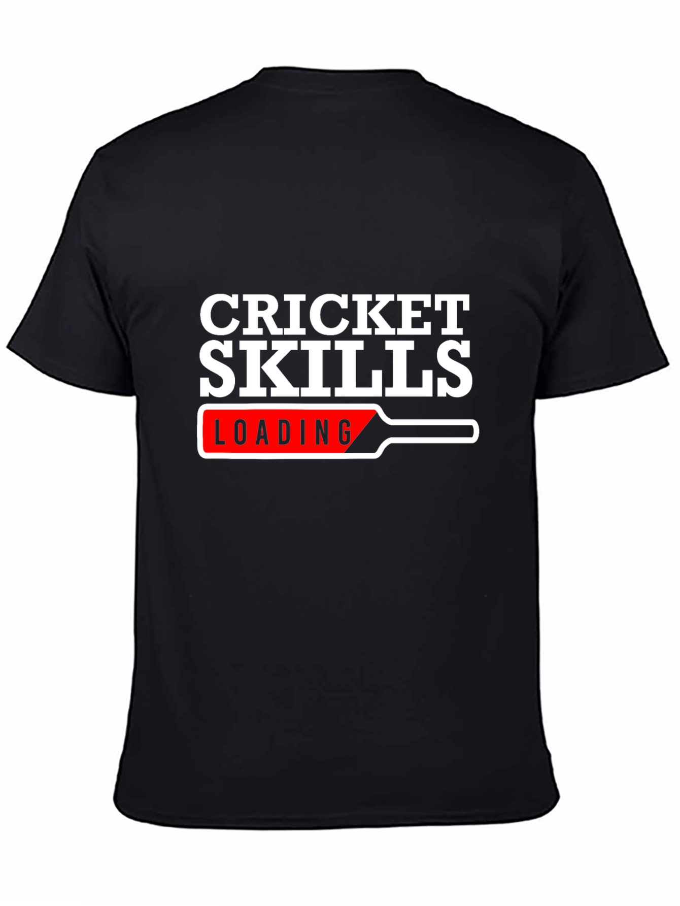 Cricket Skills Loading T-Shirt - Black