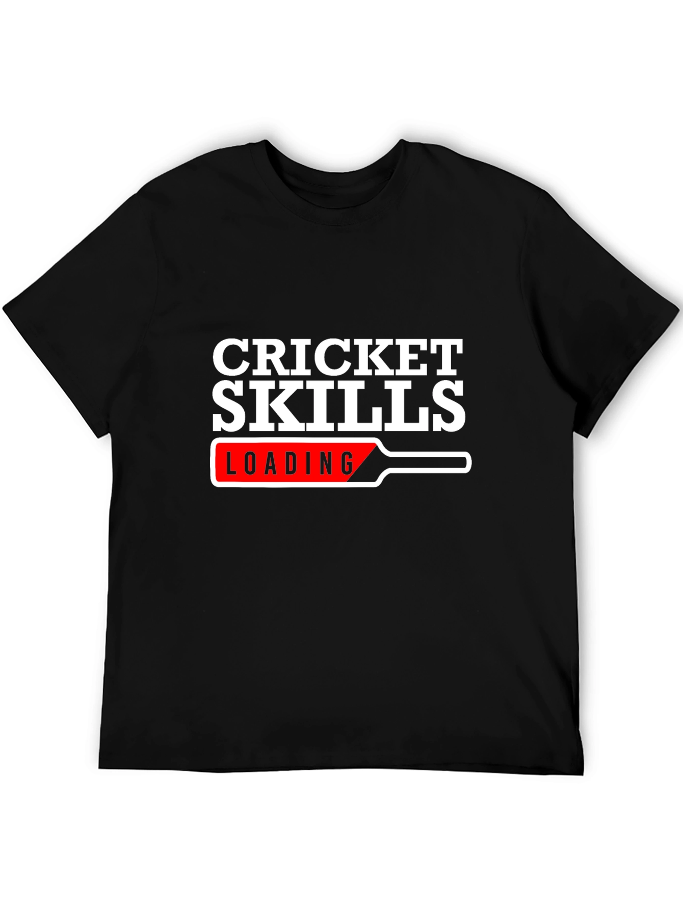 Cricket Skills Loading T-Shirt - Black