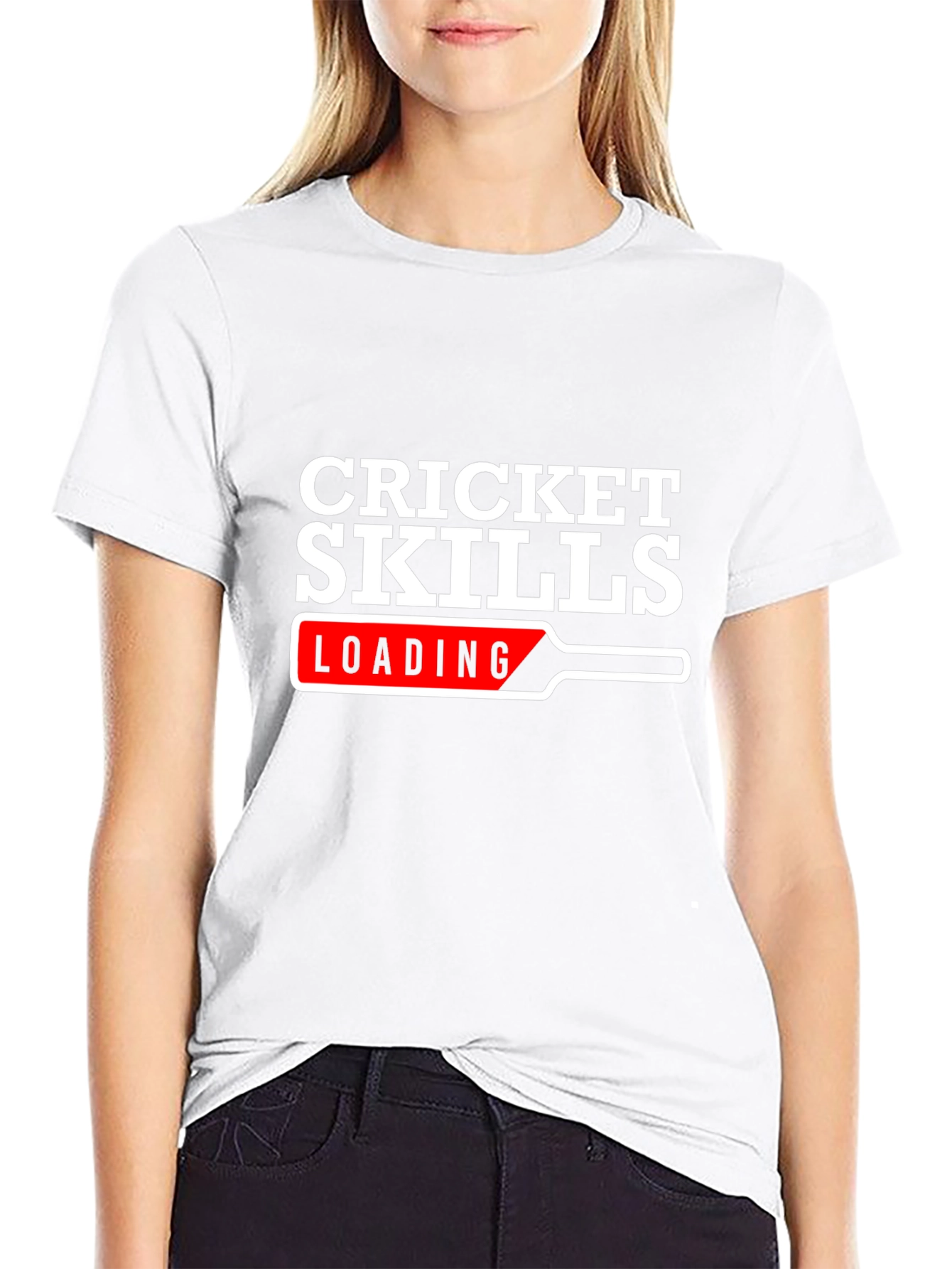 Cricket Skills Loading T-Shirt - Black