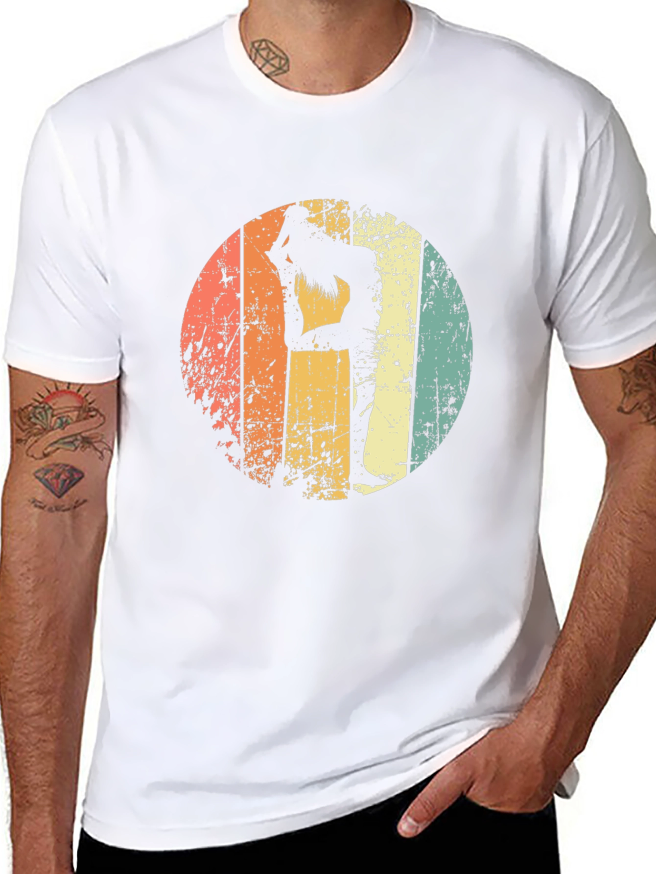 Retro Yoga Pose T-Shirt