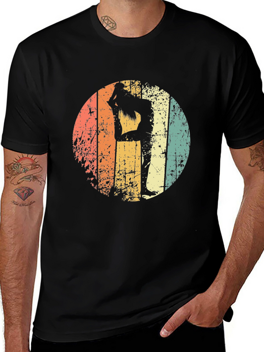 Retro Yoga Pose T-Shirt