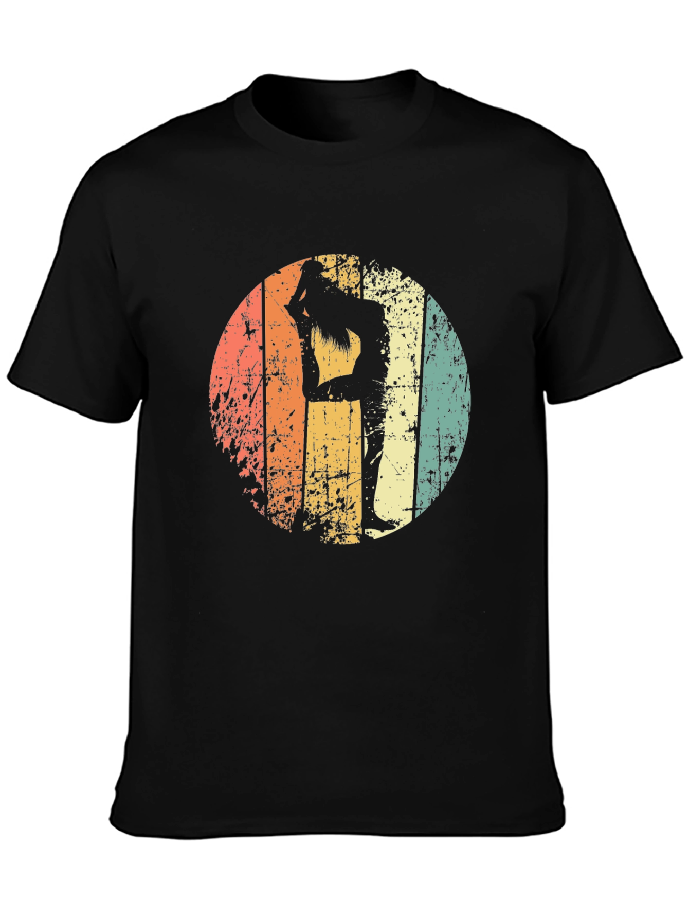 Retro Yoga Pose T-Shirt