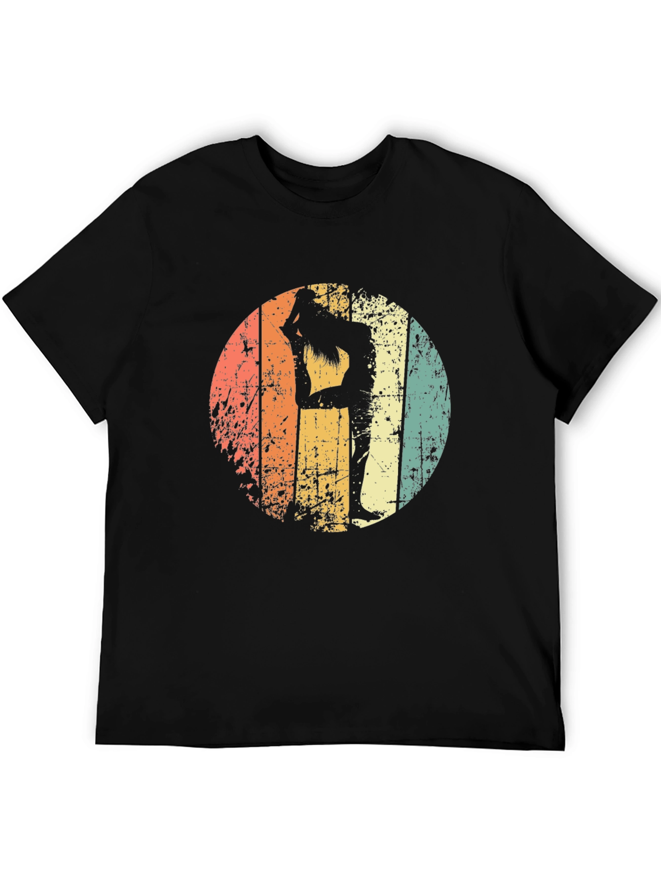 Retro Yoga Pose T-Shirt
