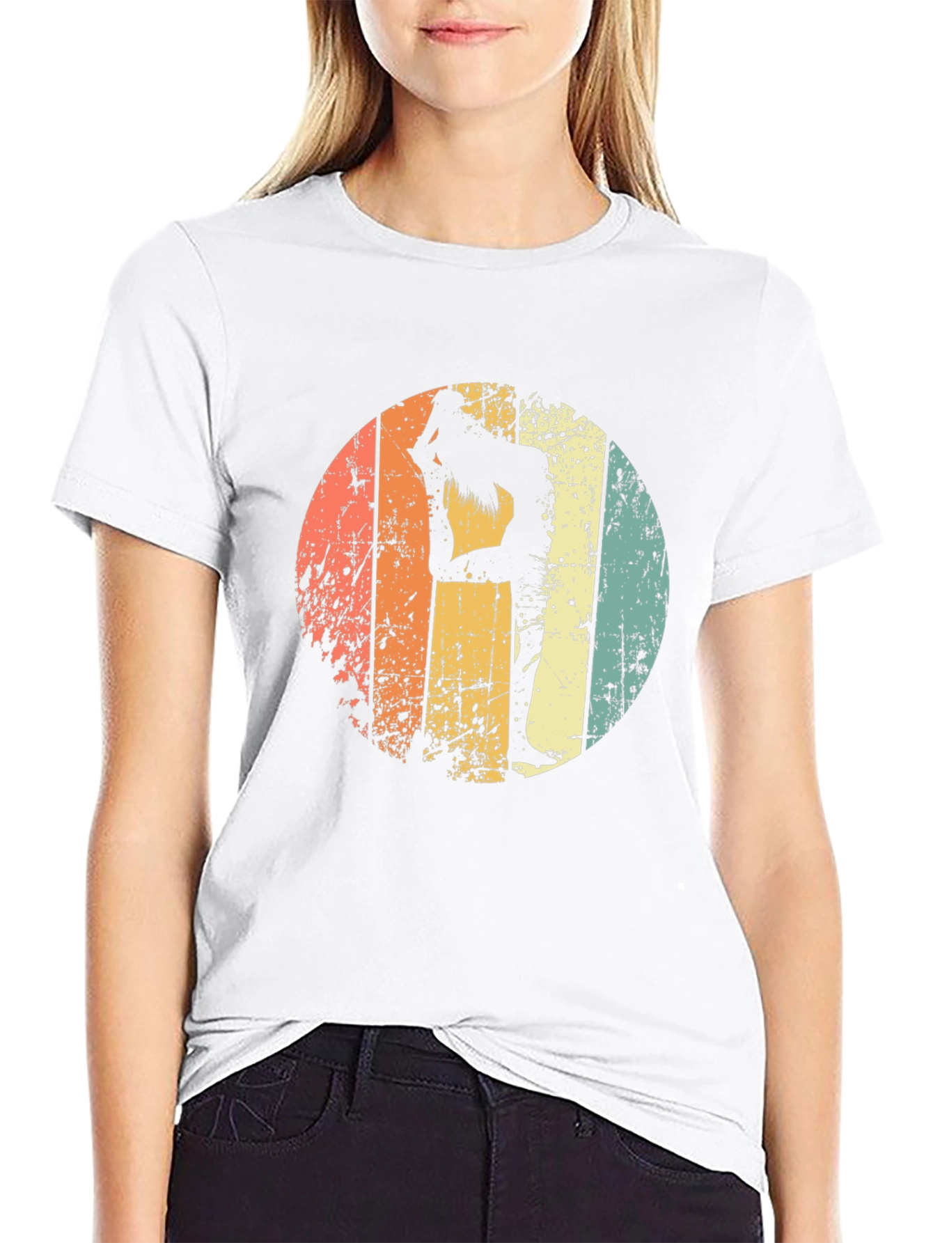 Retro Yoga Pose T-Shirt