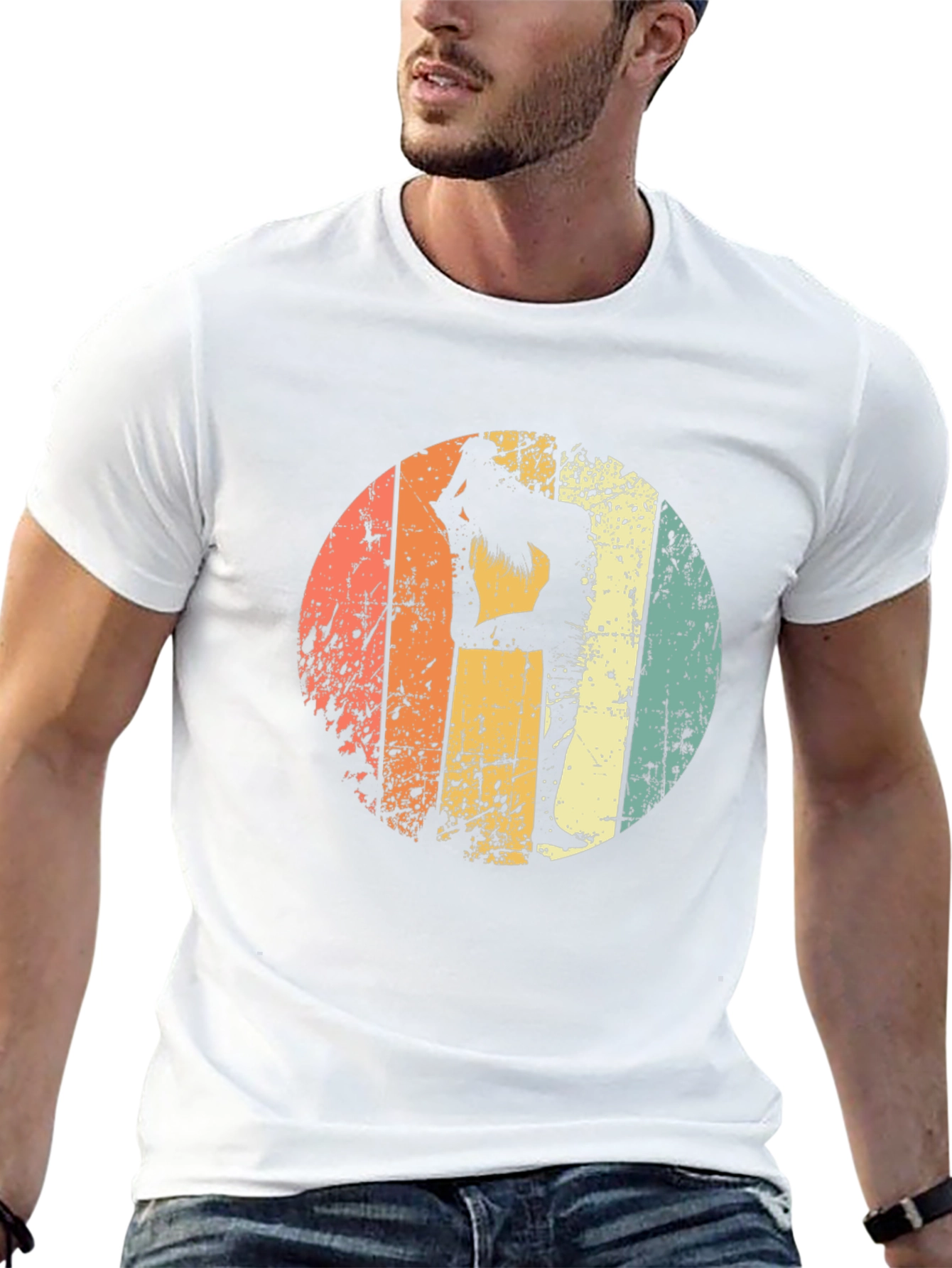 Retro Yoga Pose T-Shirt