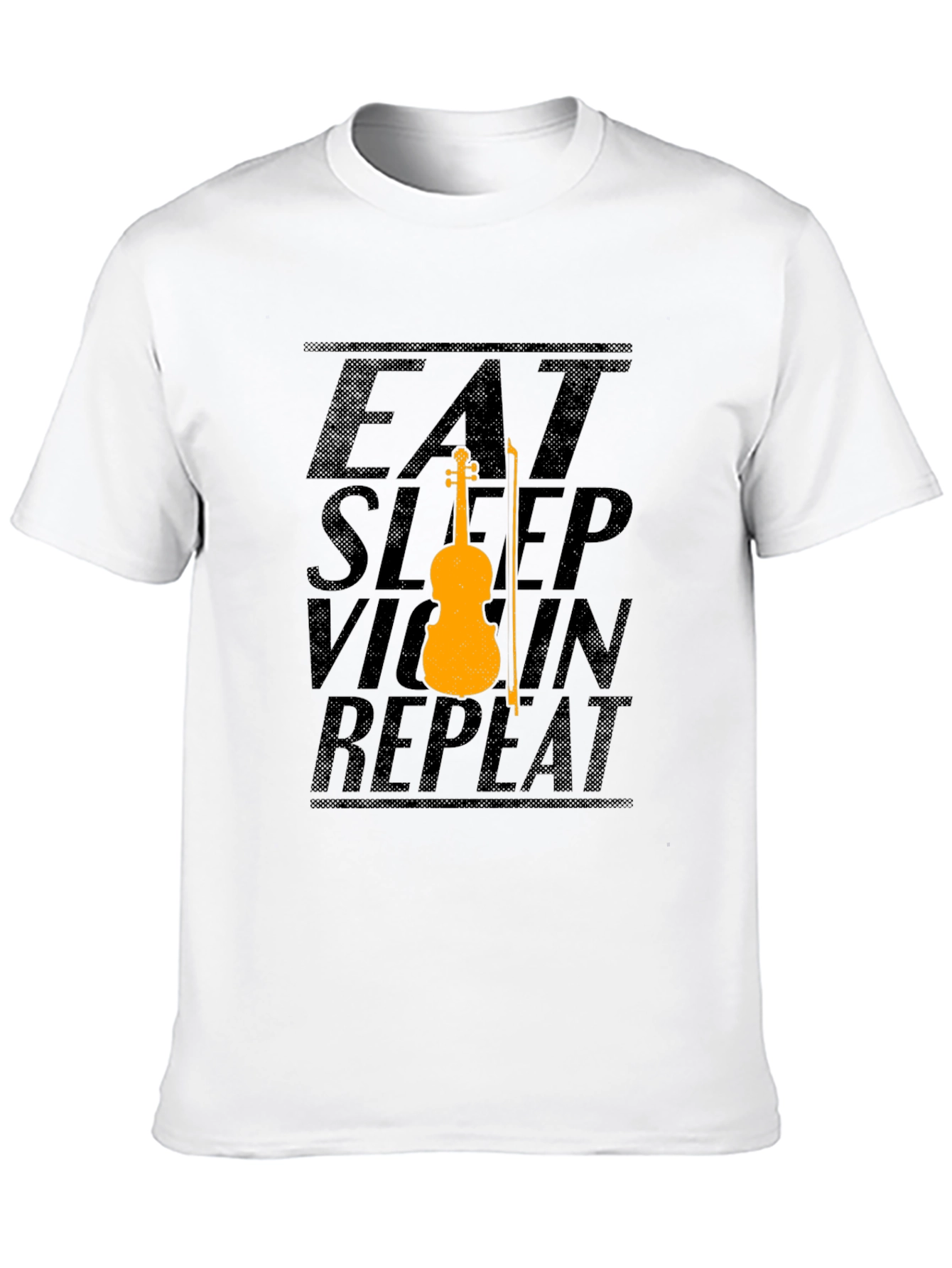 Eat Sleep Violin Repeat Black T-Shirt
