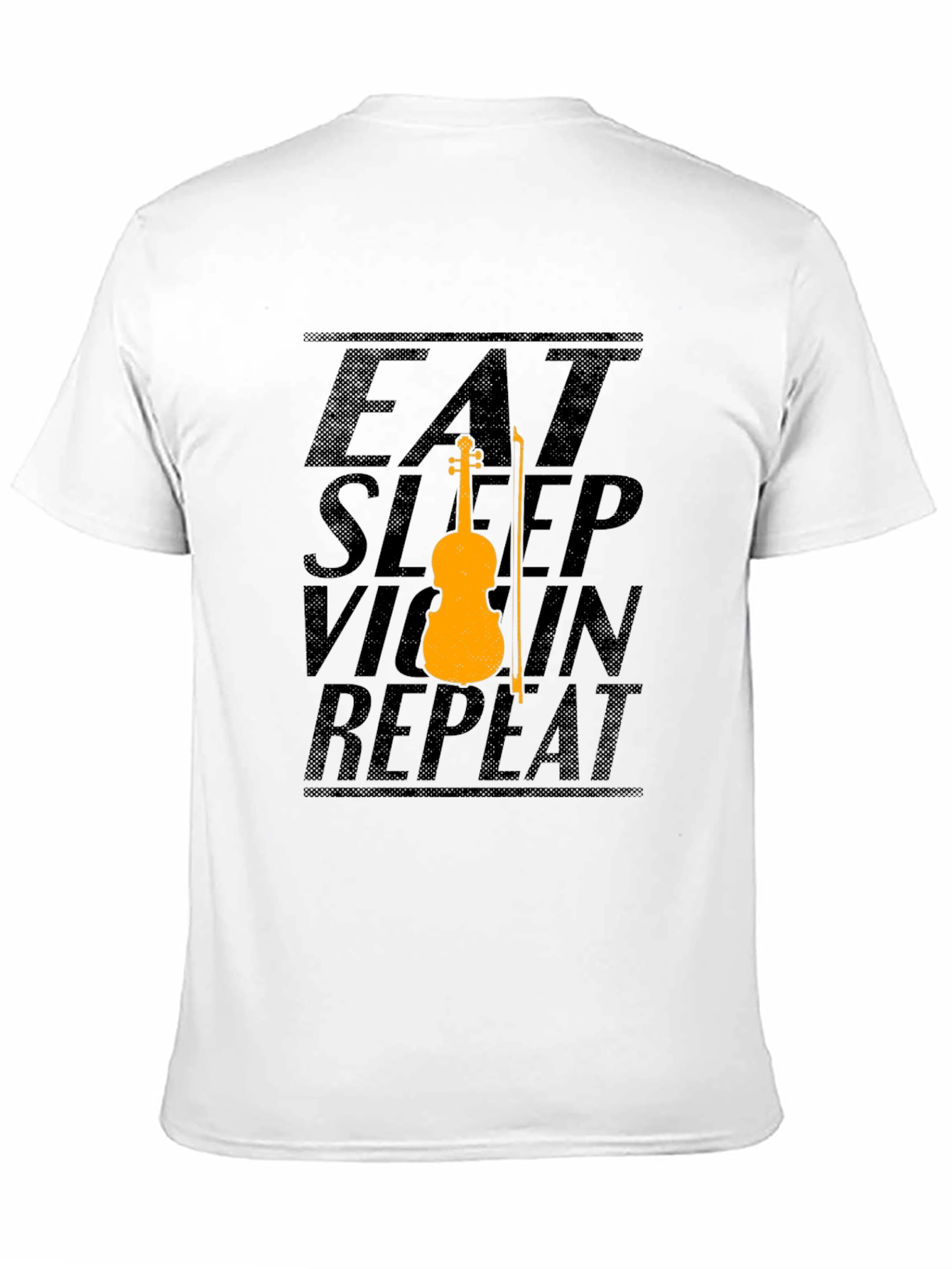Eat Sleep Violin Repeat Black T-Shirt
