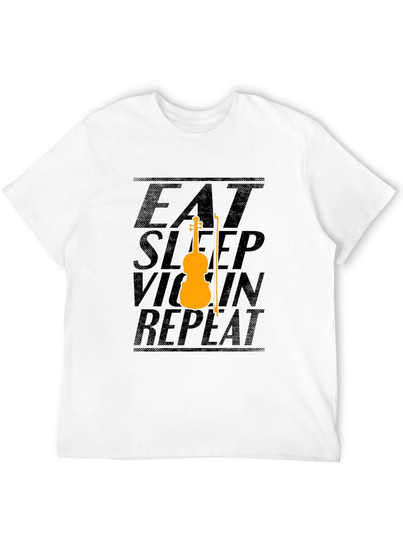 Eat Sleep Violin Repeat Black T-Shirt