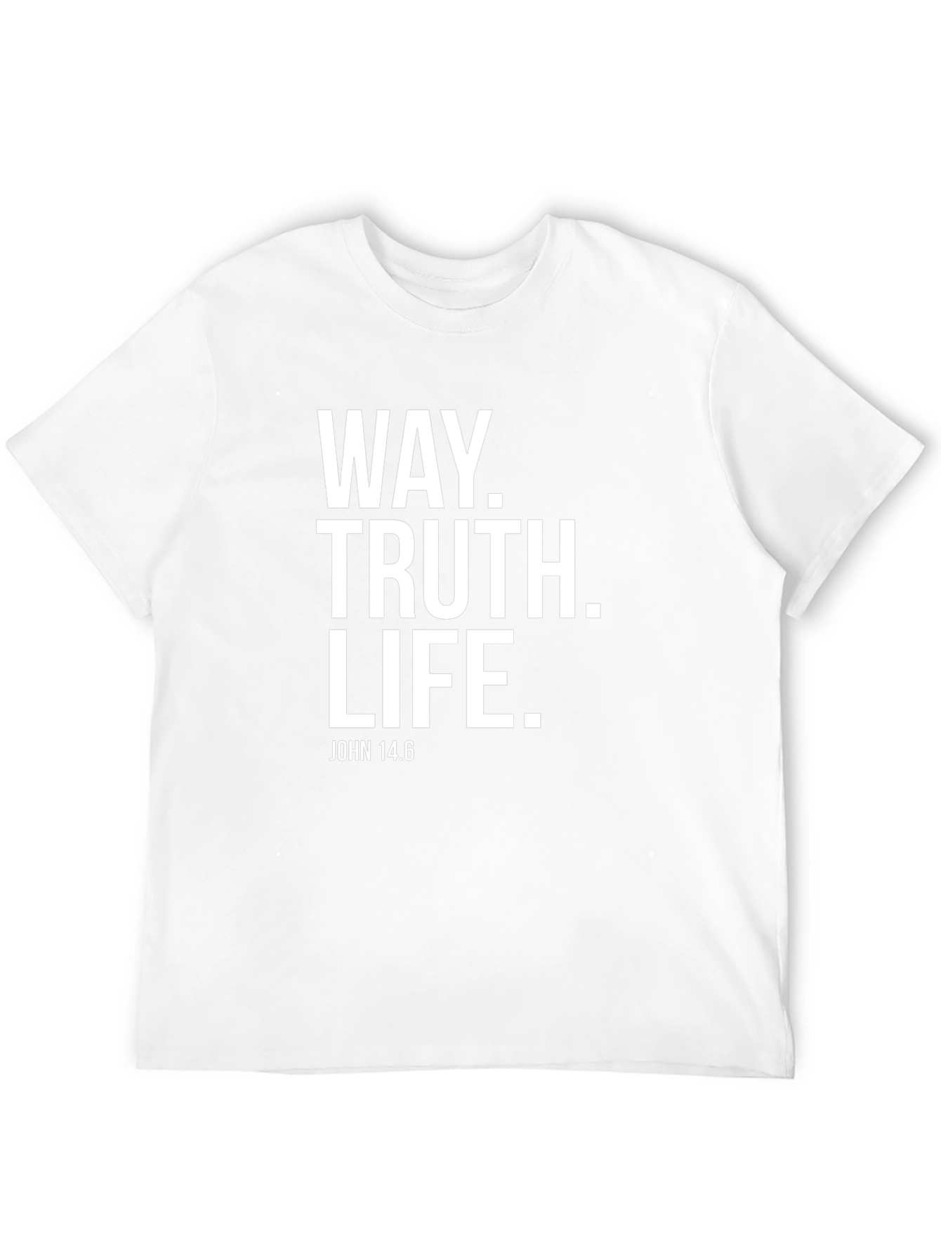 Way Truth Life John 14:6 Black T-Shirt