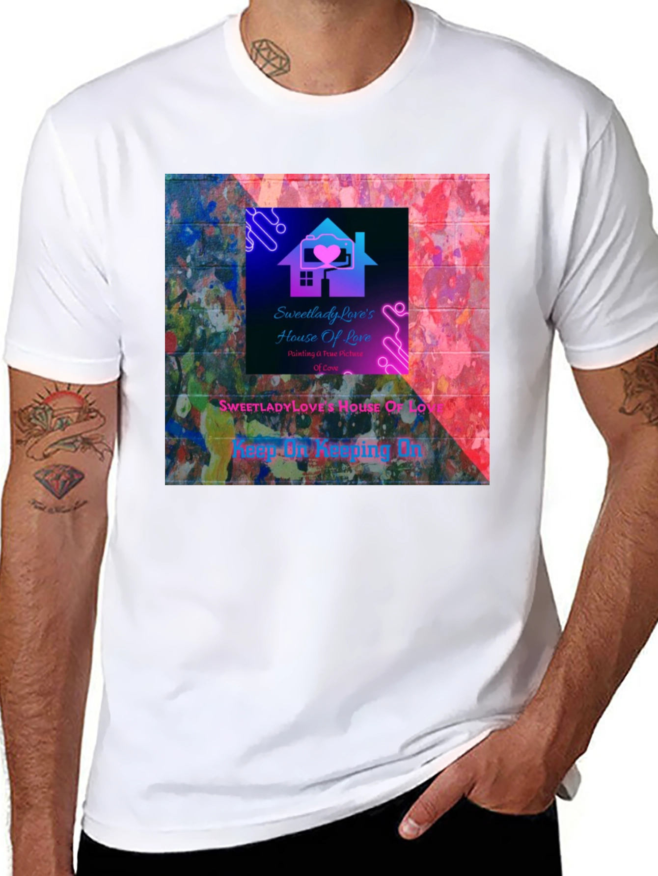 Sweetlady Loves House of Love Graphic T-Shirt