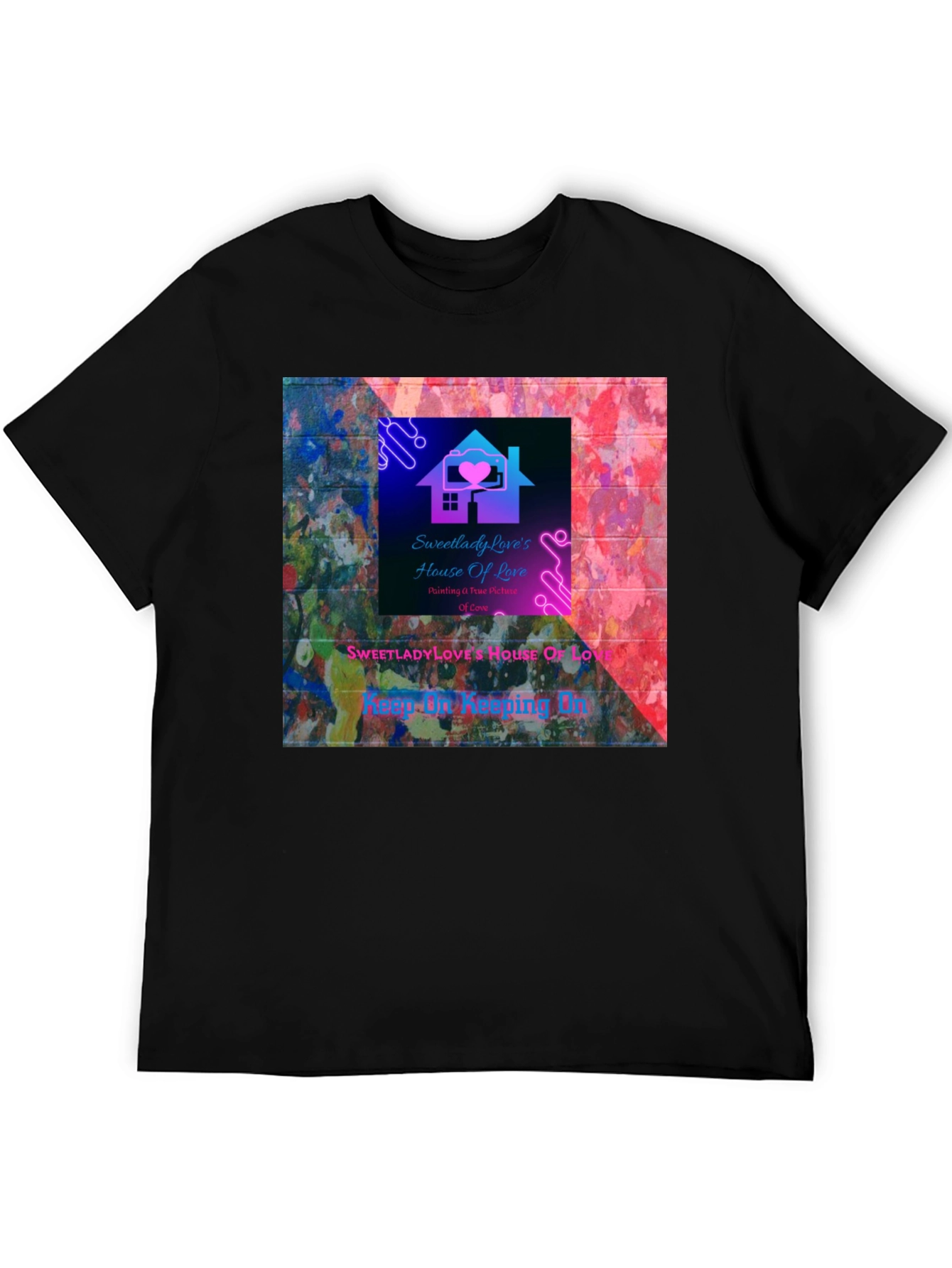 Sweetlady Loves House of Love Graphic T-Shirt