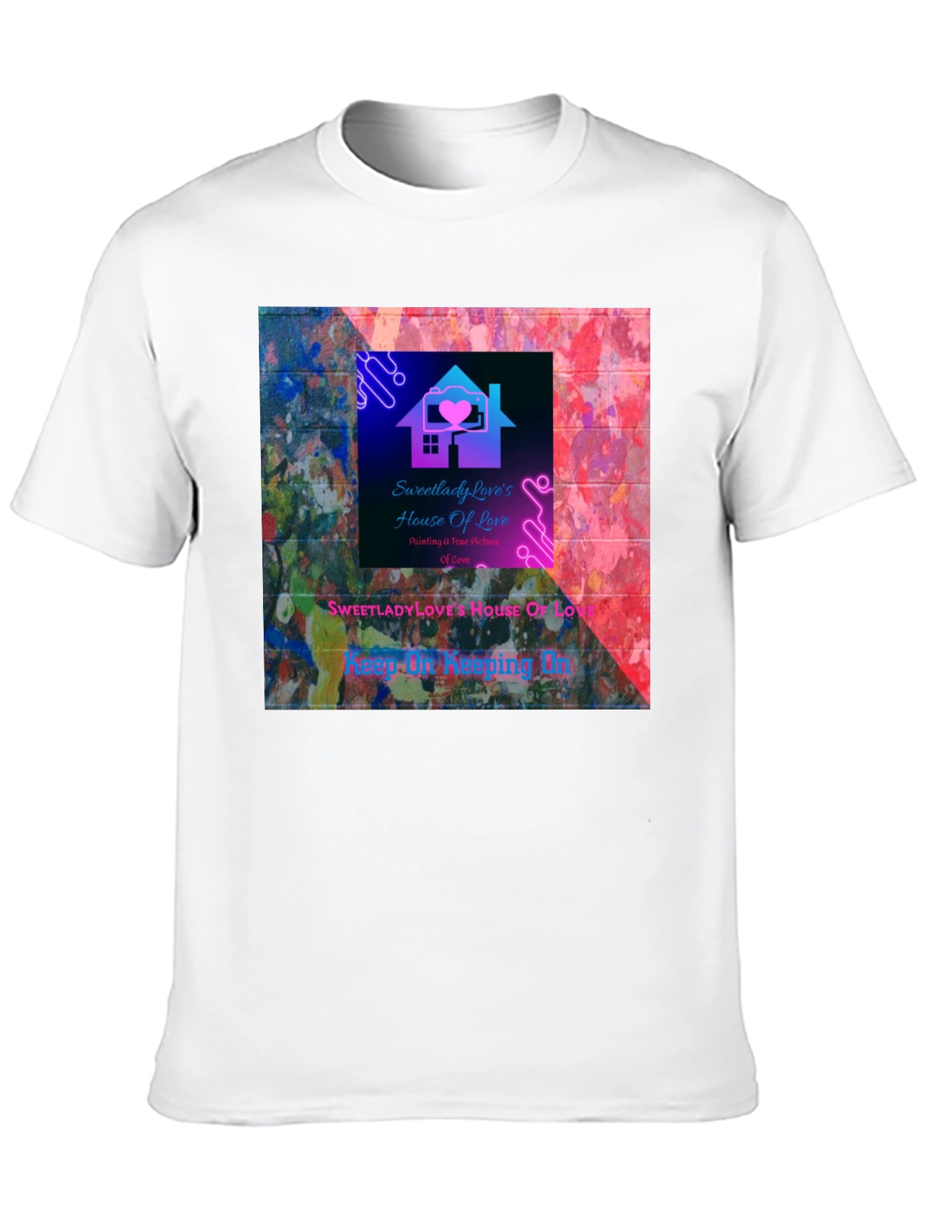 Sweetlady Loves House of Love Graphic T-Shirt
