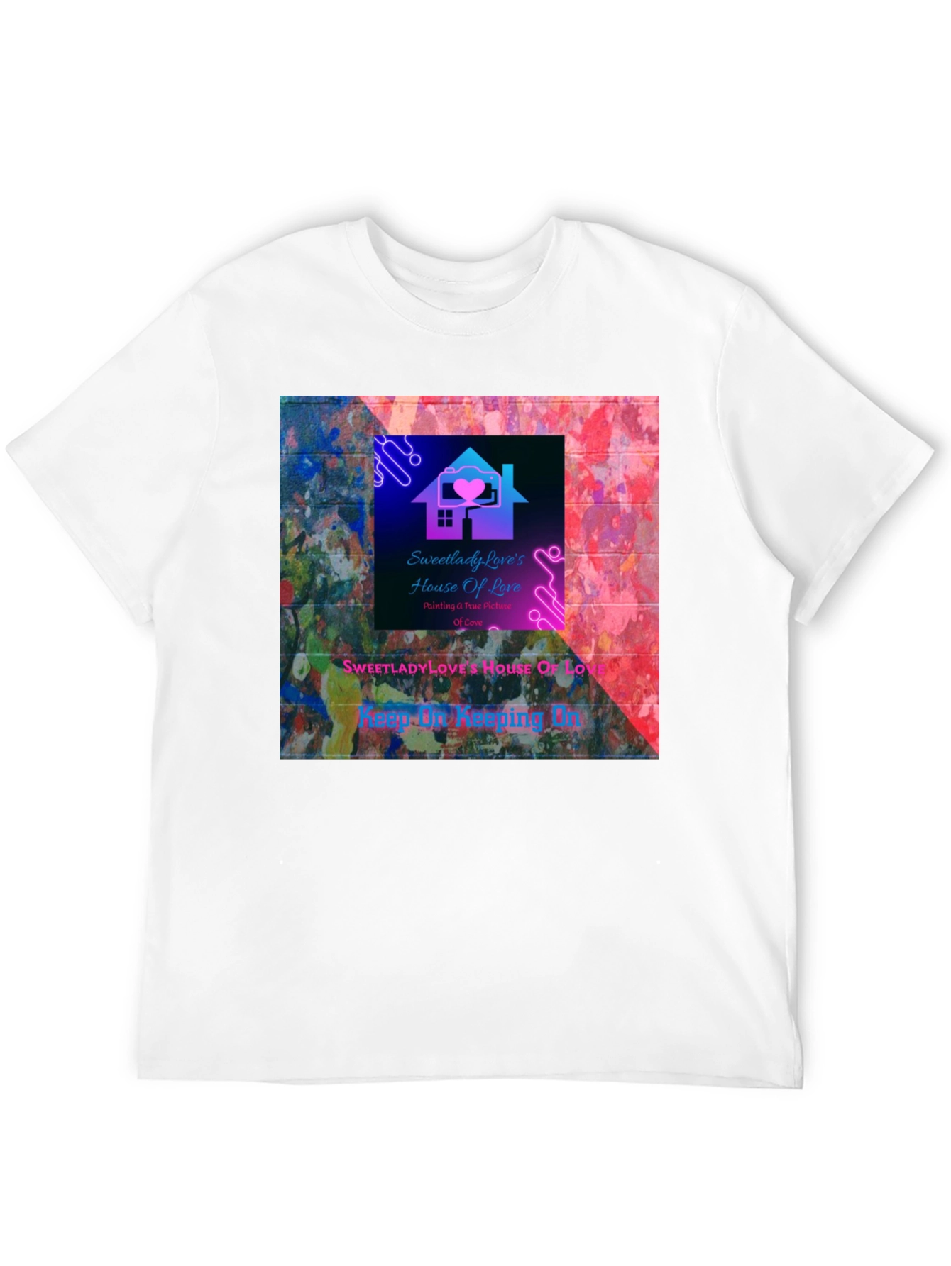 Sweetlady Loves House of Love Graphic T-Shirt