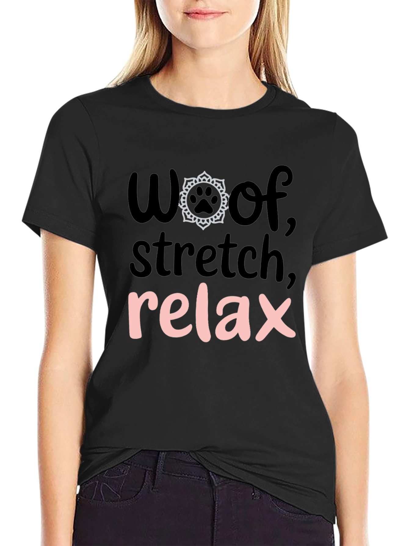 Woof Stretch Relax Graphic Tee