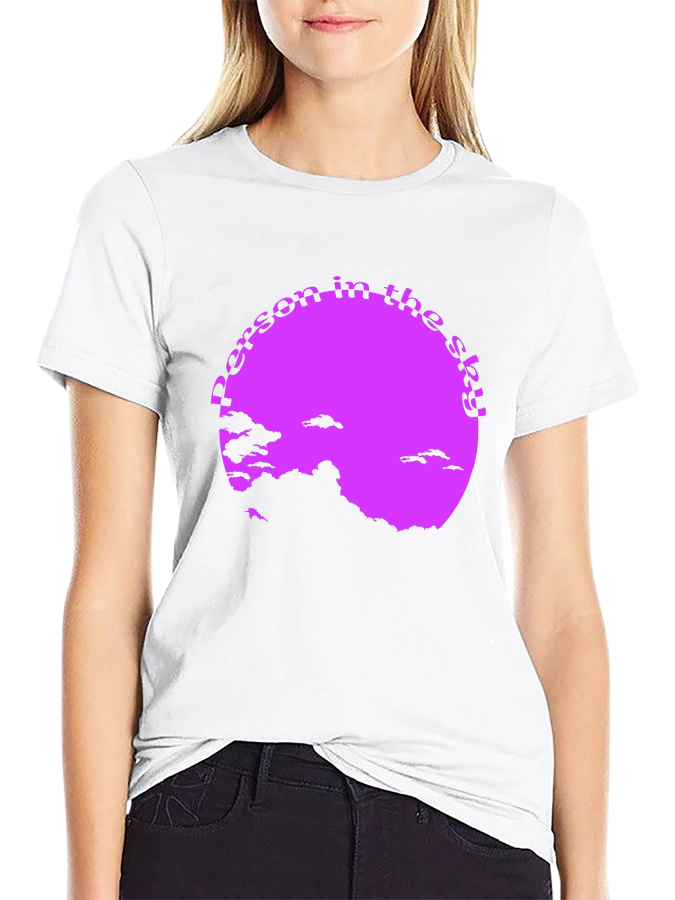 Person in the Sky Graphic T-Shirt - Unique Design