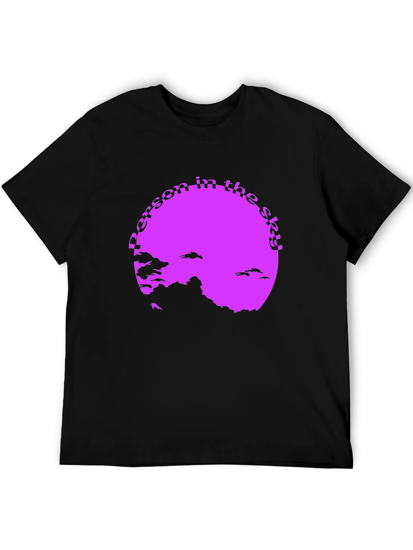 Person in the Sky Graphic T-Shirt - Unique Design