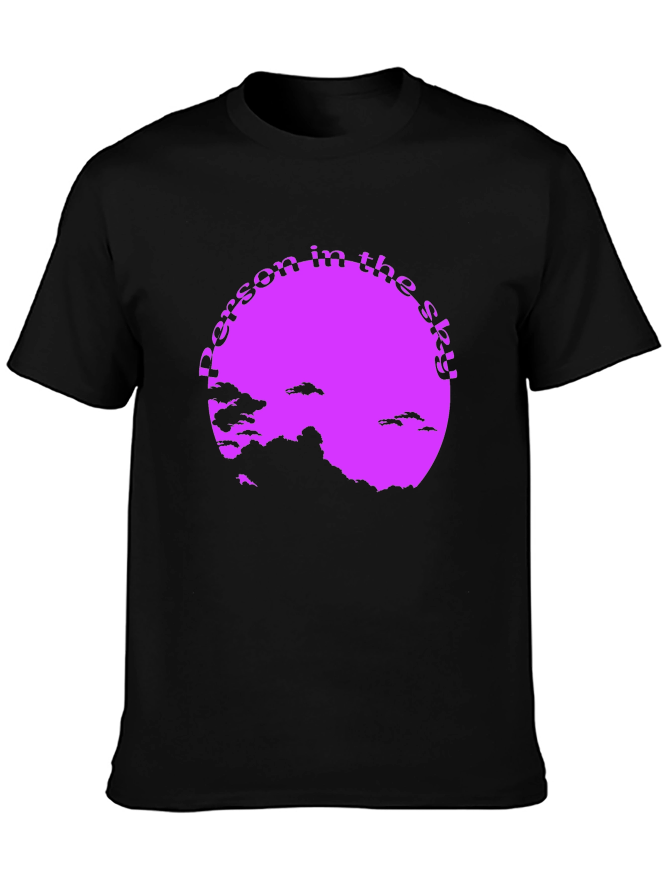 Person in the Sky Graphic T-Shirt - Unique Design