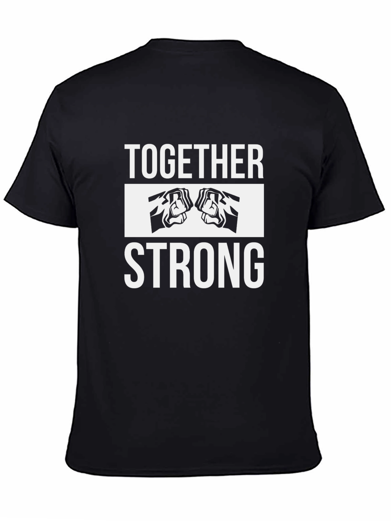 Together Strong Black Graphic Tee