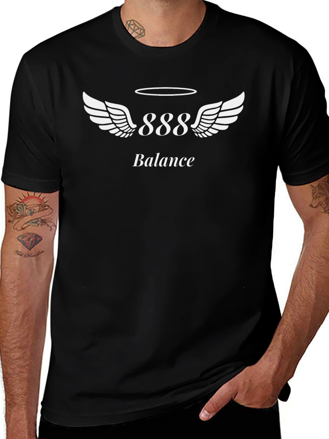 Balance Angel Number 888 Graphic Tee