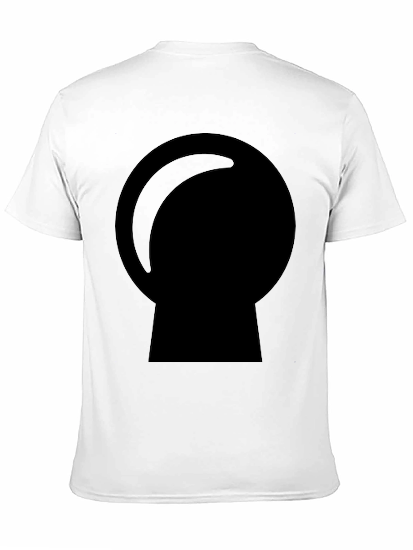 Mens Black Graphic Tee - Crystal Ball